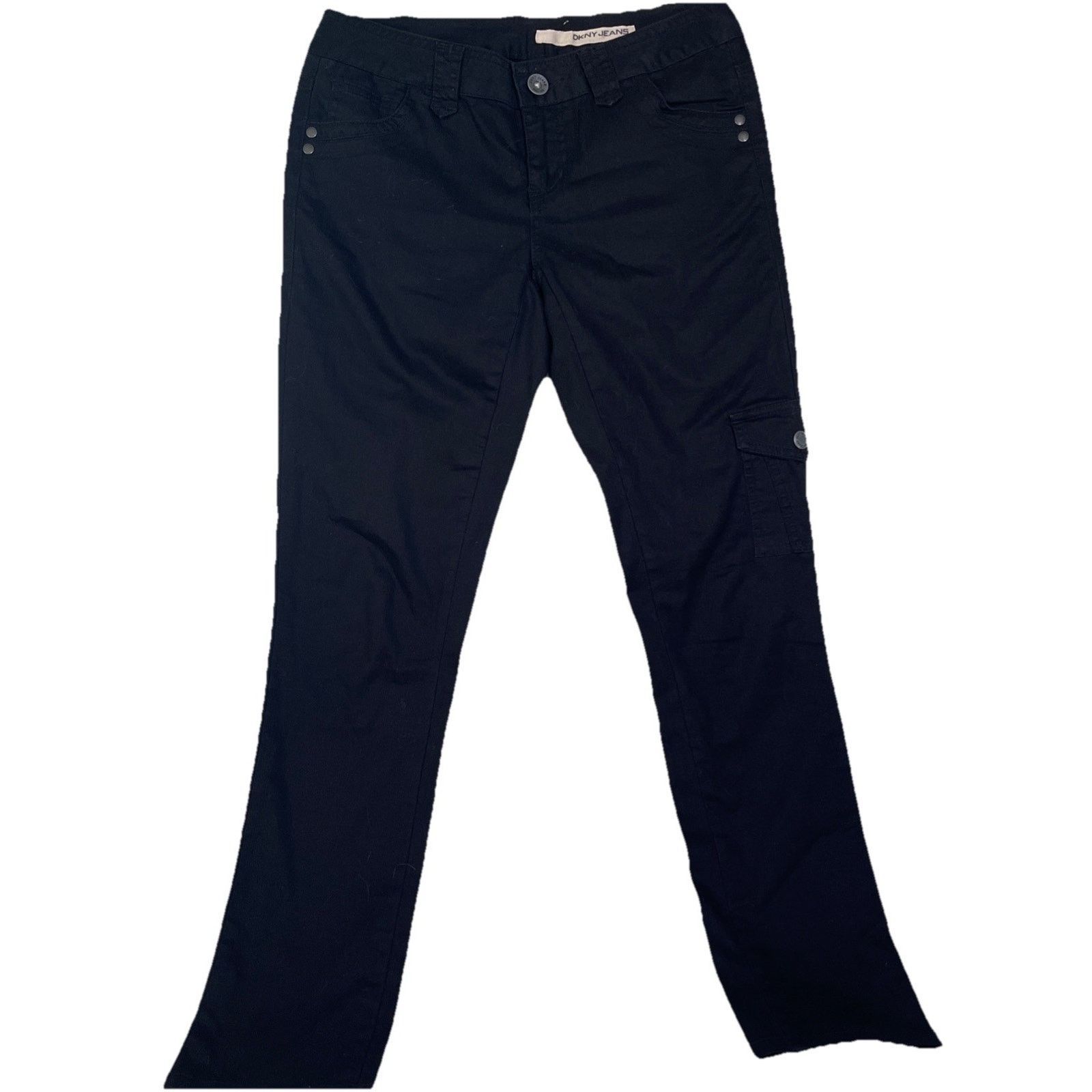 DKNY DKNY JEANS Cargo Pants Women’s Size 2 Black Size 26" / US 2 / IT 38 - 1 Thumbnail
