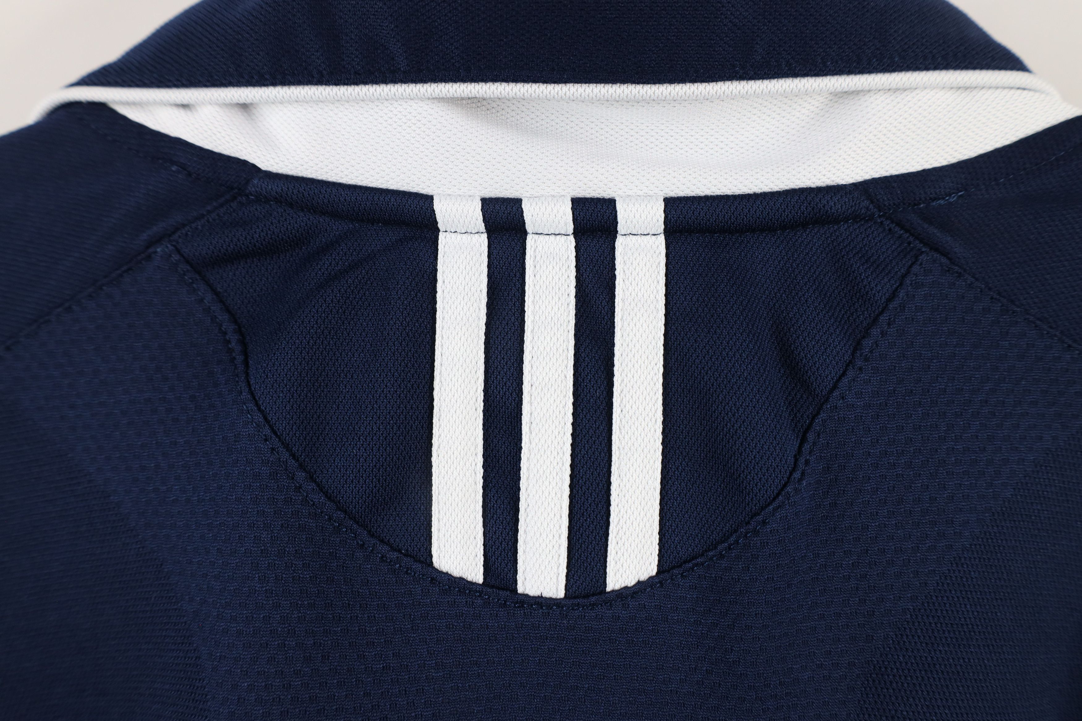 Adidas × Vintage Vintage Adidas University Football Collared Polo Shirt Blue Size US XXL / EU 58 / 5 - 11 Thumbnail