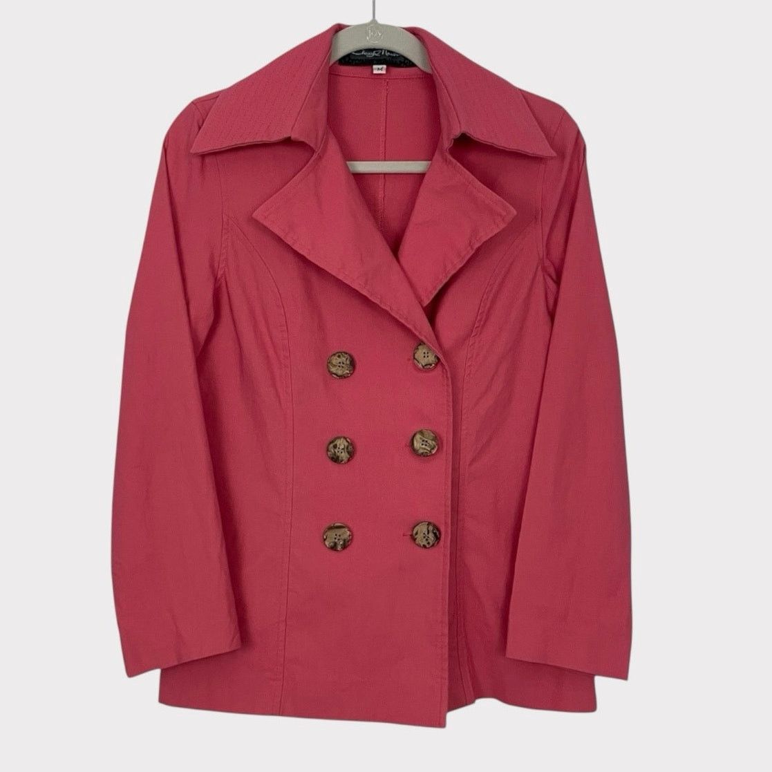 Other Cheryl Nash Vintage Pink Button Down Jacket Size M / US 6-8 / IT 42-44 - 1 Thumbnail