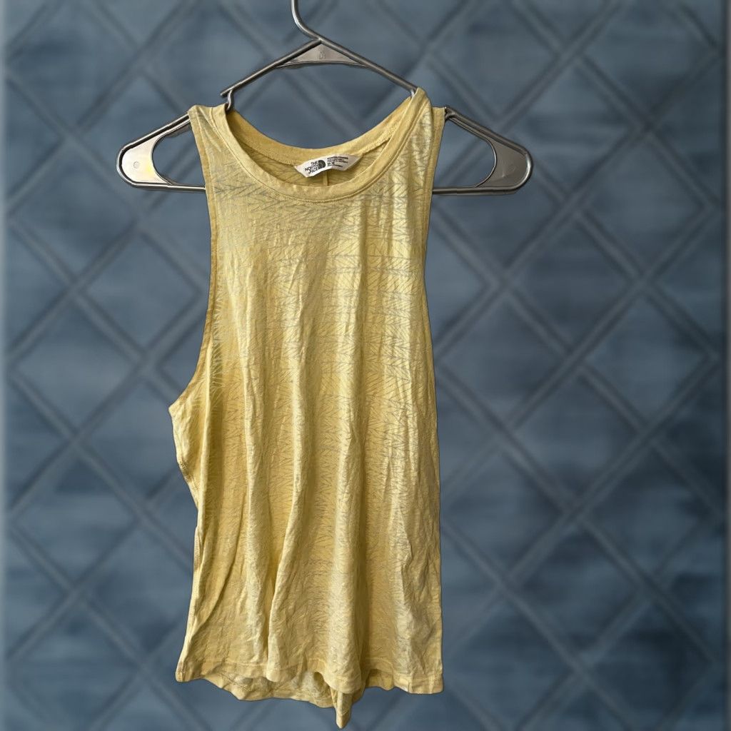 The North Face The North Face Tank Top Women's M Yellow Lightweight Breathable Knit Activewear casual sleeveless 90s? Size M / US 6-8 / IT 42-44 - 1 Thumbnail