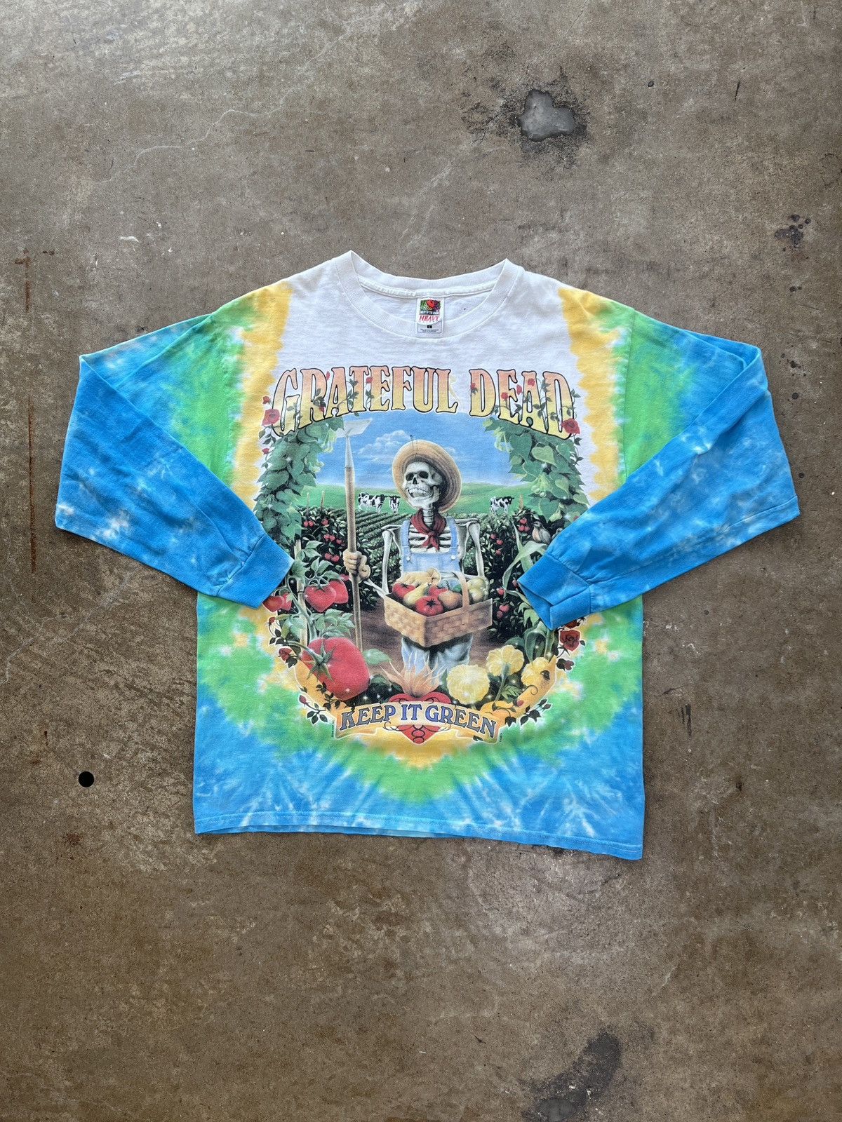 Band Tees Vintage 1998 Grateful Dead Keep It Green Raddish LS Large Size US L / EU 52-54 / 3 - 2 Thumbnail