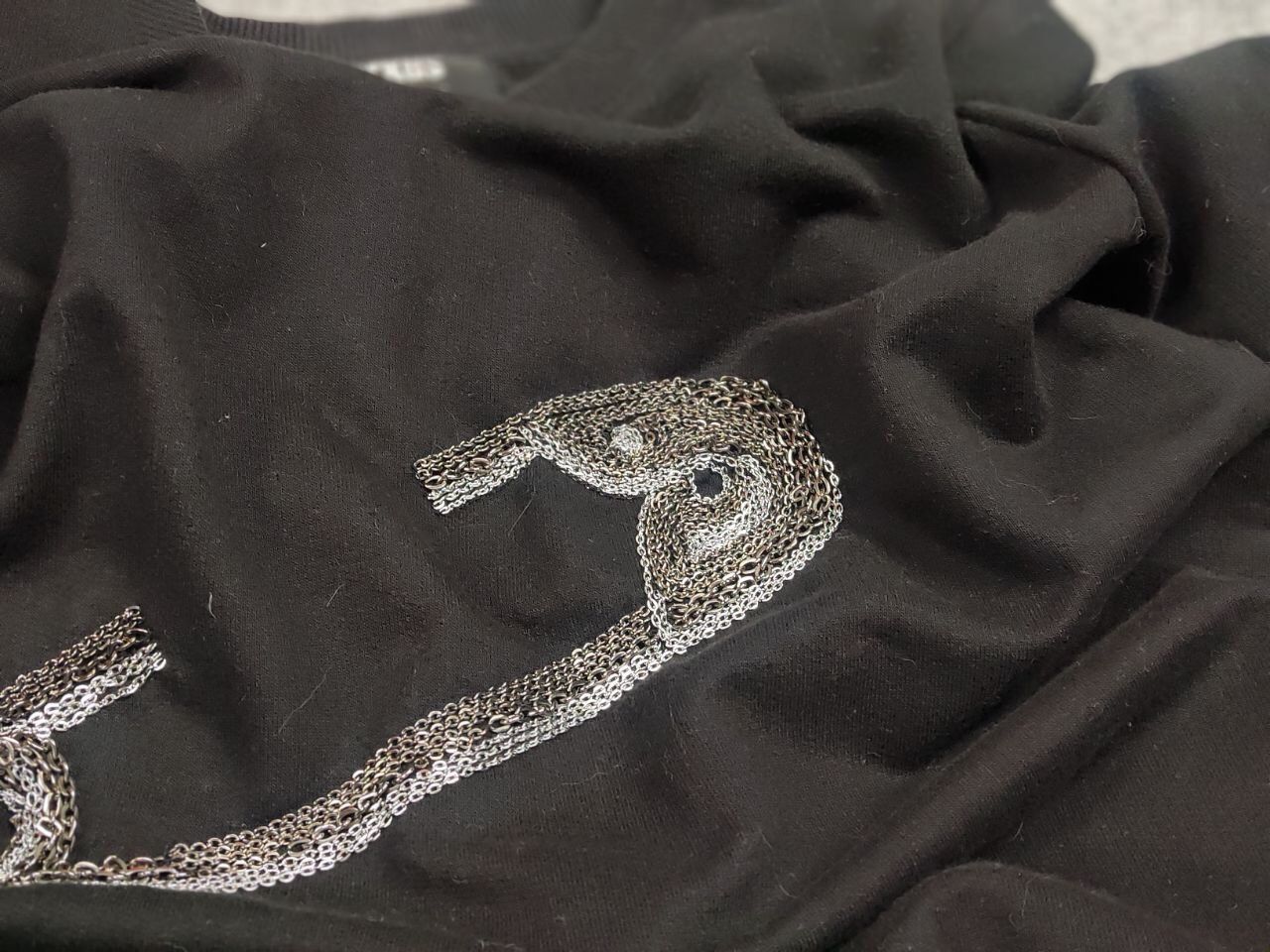 Neiman Marcus Markus Lupfer Design Embroidered paper clip logo Sweatshirt Size US S / EU 44-46 / 1 - 15 Thumbnail
