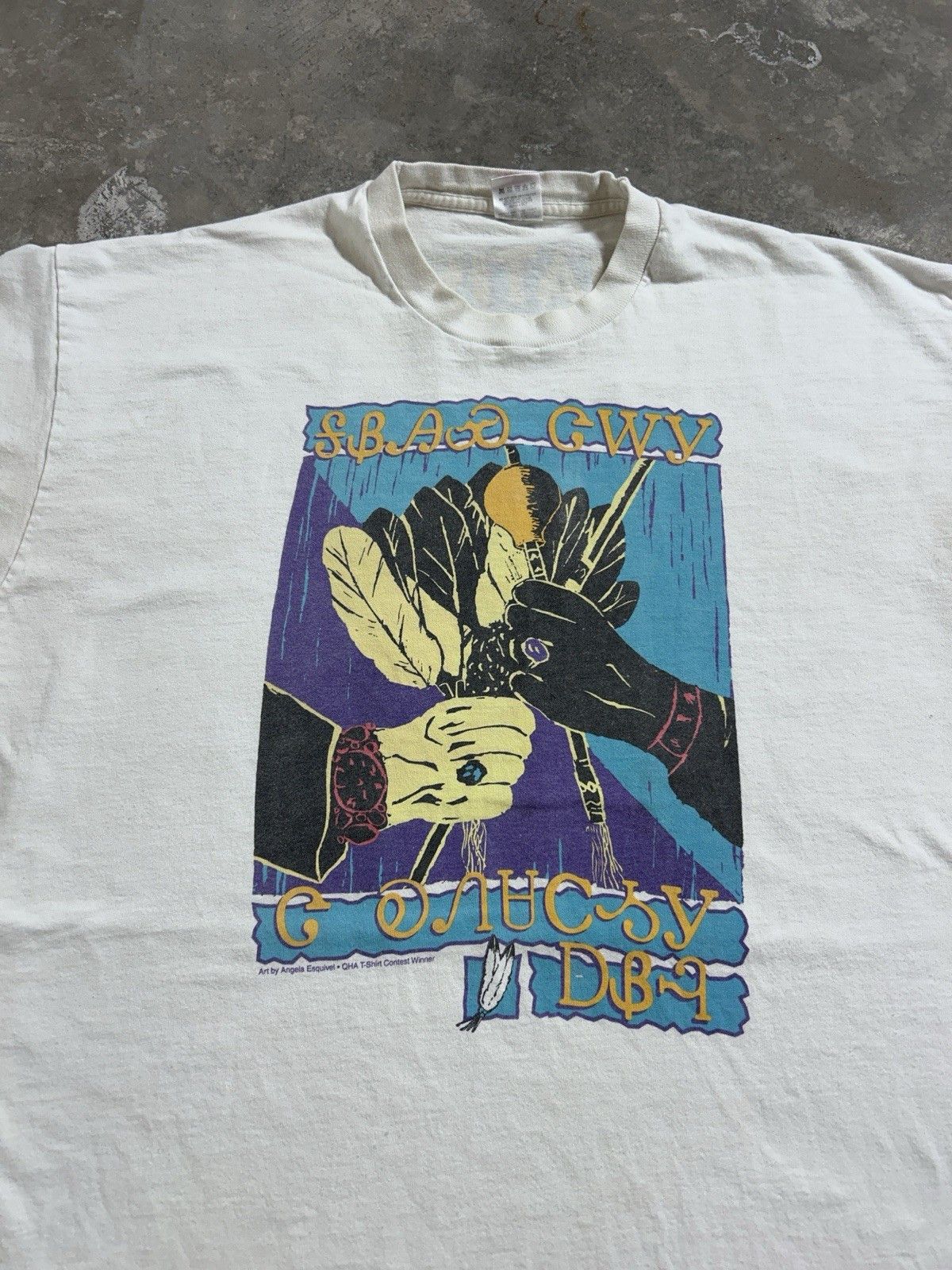 Native Vintage 90’s Native Art Naturally T-Shirt Size 2XL Size US XXL / EU 58 / 5 - 2 Thumbnail