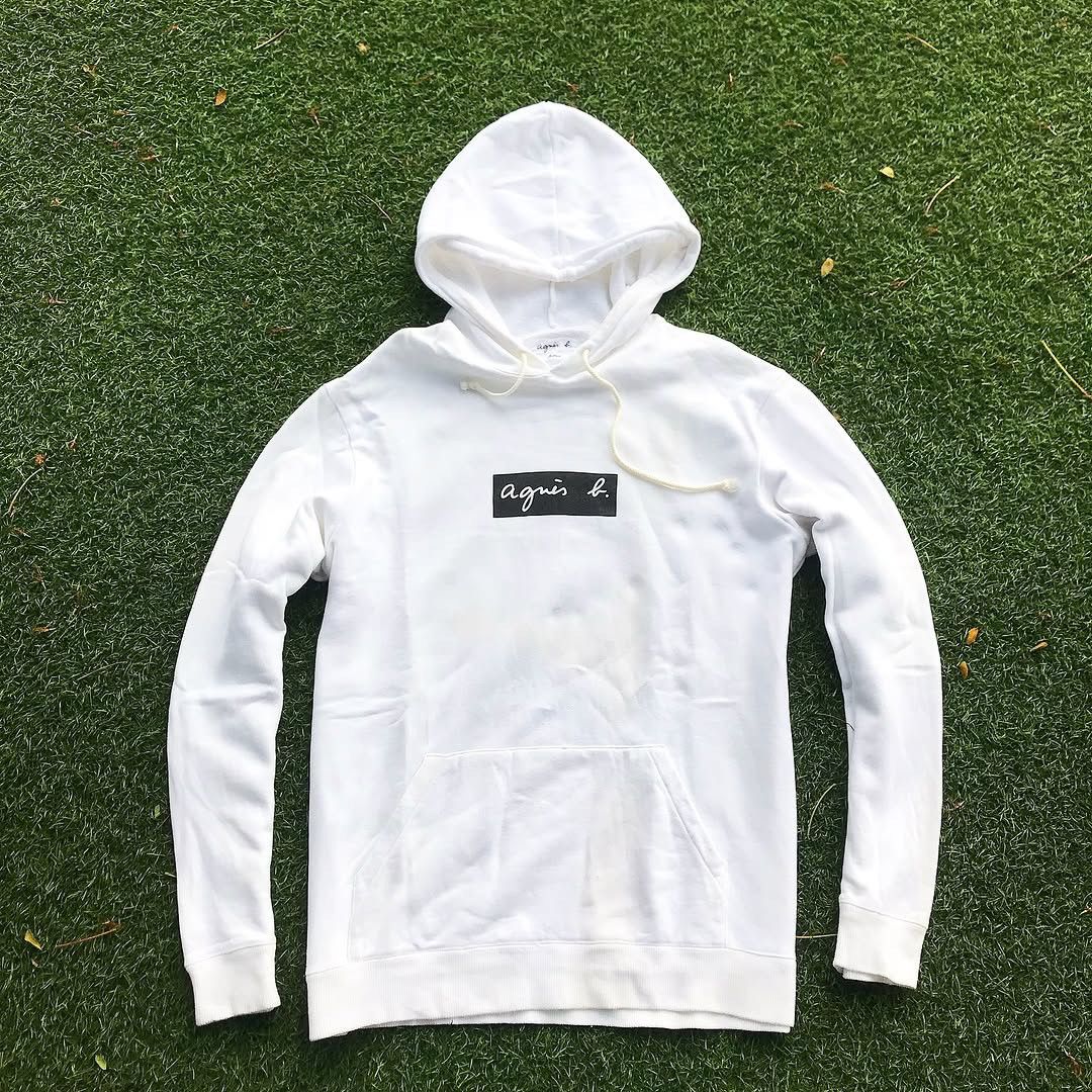 Vintage Agnes B Homme x adam et rope White Hoodie Jacket box