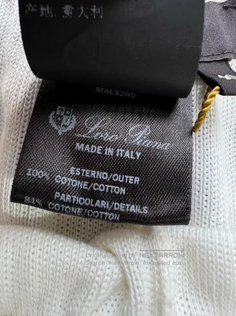 Loro Piana Loro Piana White, pure cotton sports pants Size 26" / US 2 / IT 38 - 5 Thumbnail