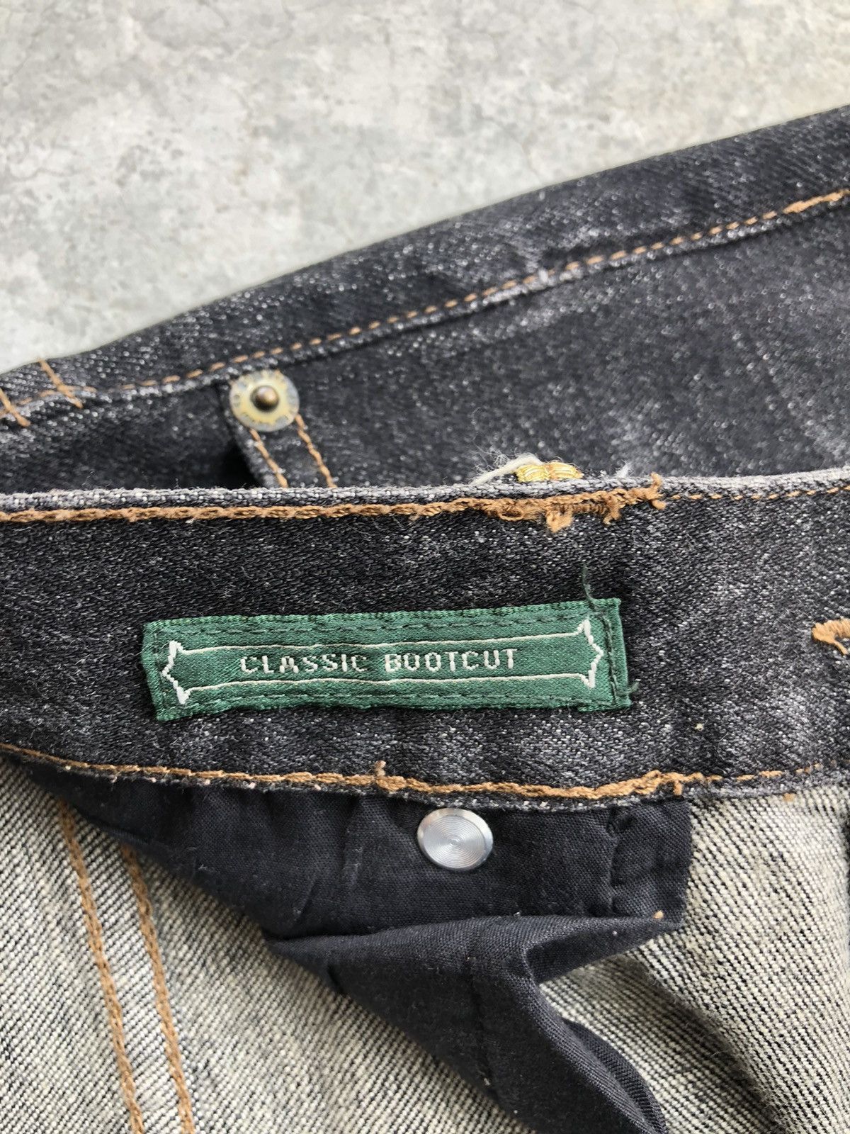 Lauren Ralph Lauren Japanese Lauren Flared Jeans Patchwork Size US 29 - 15 Thumbnail