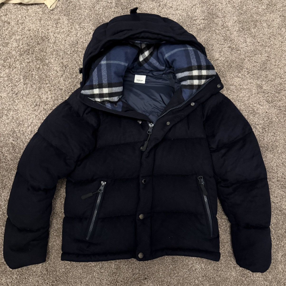 Black Label × Burberry BURBERRY 00s MADE IN JAPAN REAL FUR PUFFER