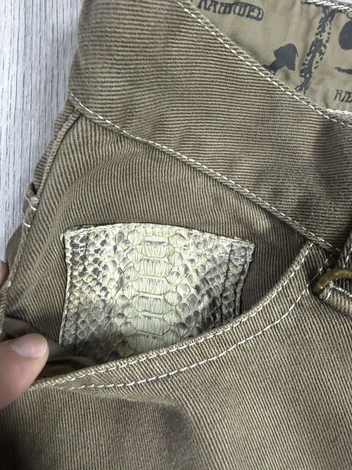Japanese Brand Kyoji Maruyama archive cargo jeans Y2K Japan designer rare Size US 32 / EU 48 - 4 Thumbnail