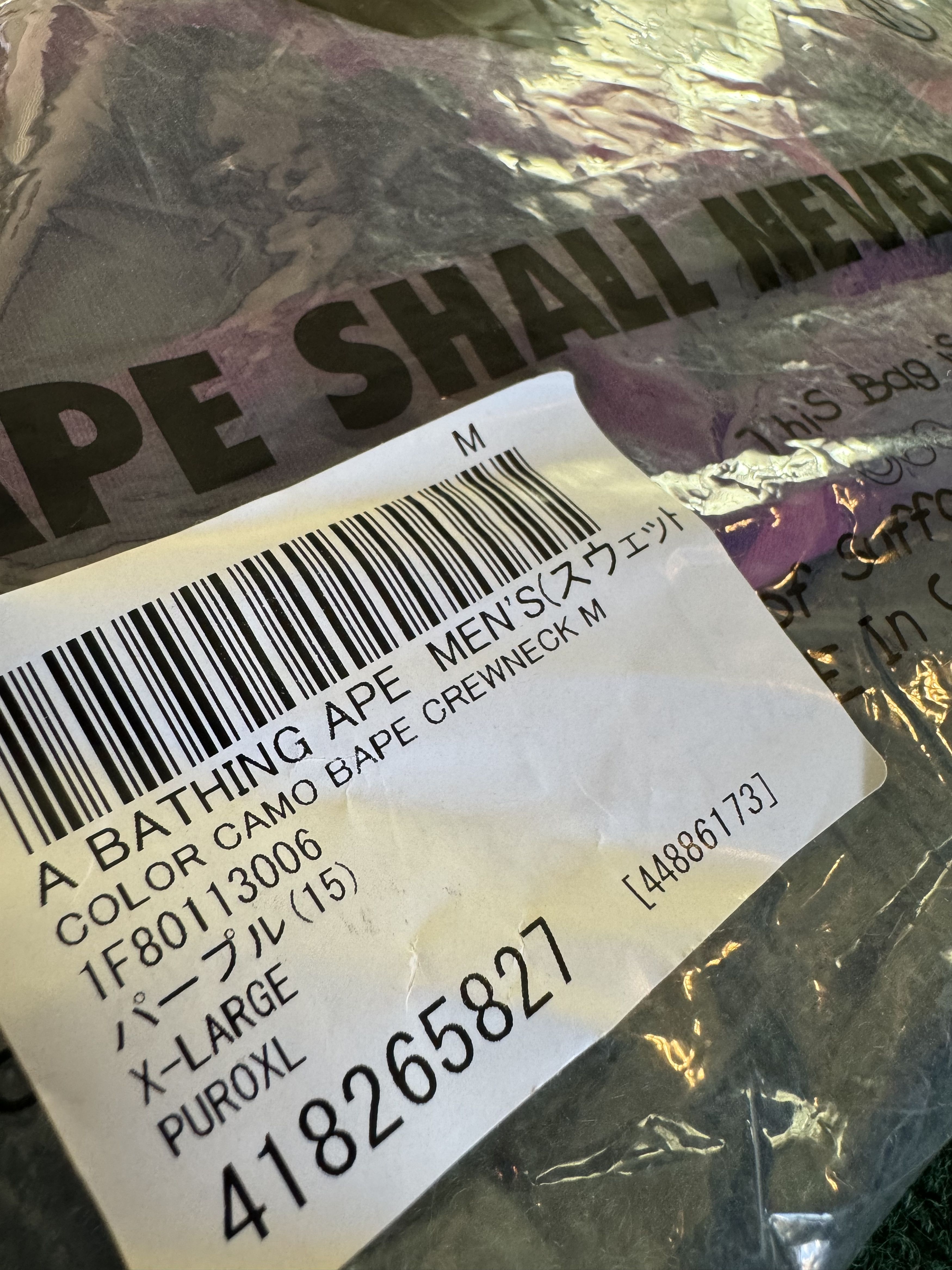 Bape Color Camo Bape Crewneck Size US XL / EU 56 / 4 - 3 Thumbnail