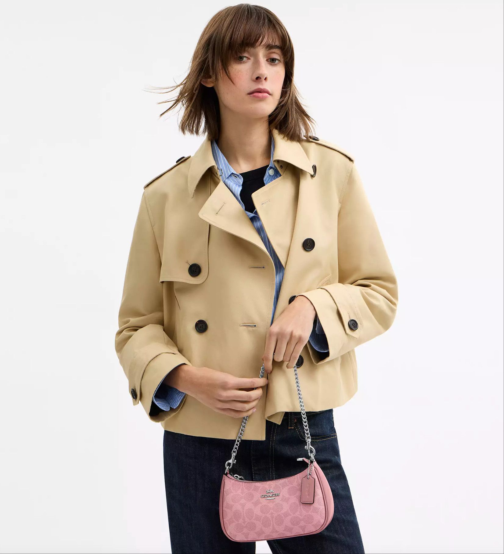 Coach Teri Mini Crossbody Bag In Signature Canvas CW323 Size ONE SIZE - 10 Thumbnail