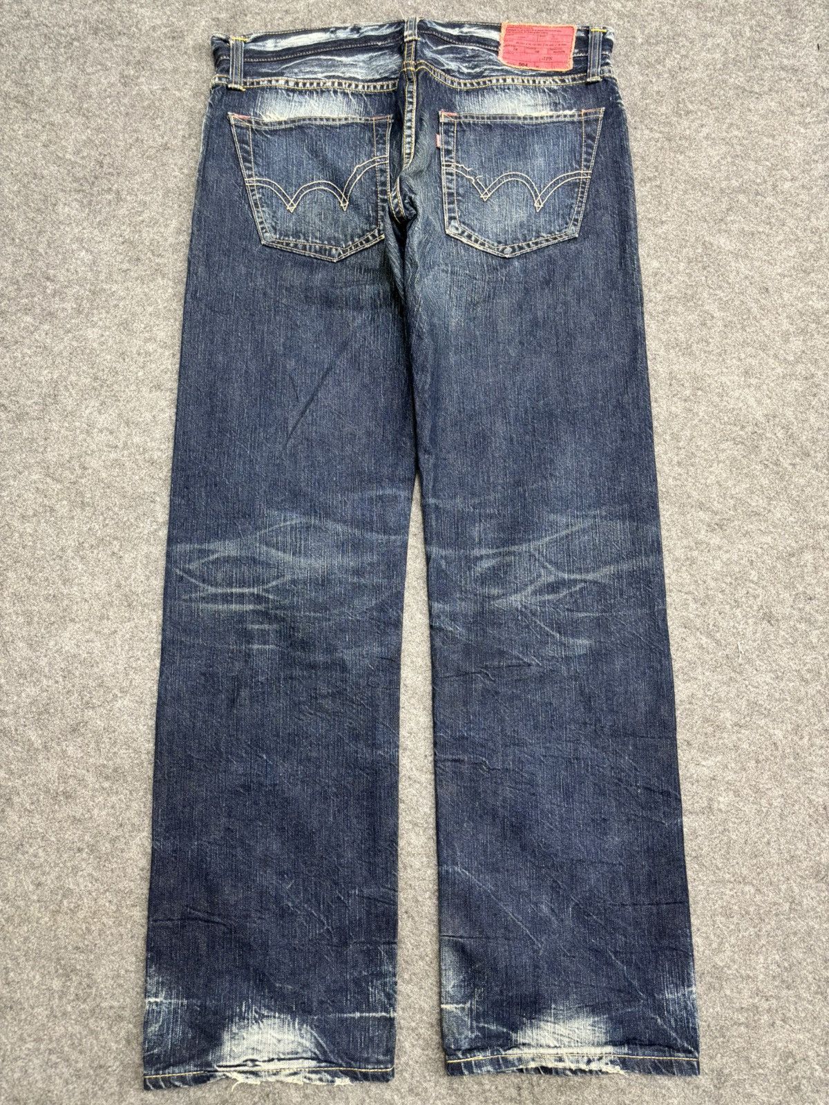 Edwin 💥90s Style💥Vintage Wide Edwin 504R Cool Fades Denim F606 Size US 37 - 21 Thumbnail