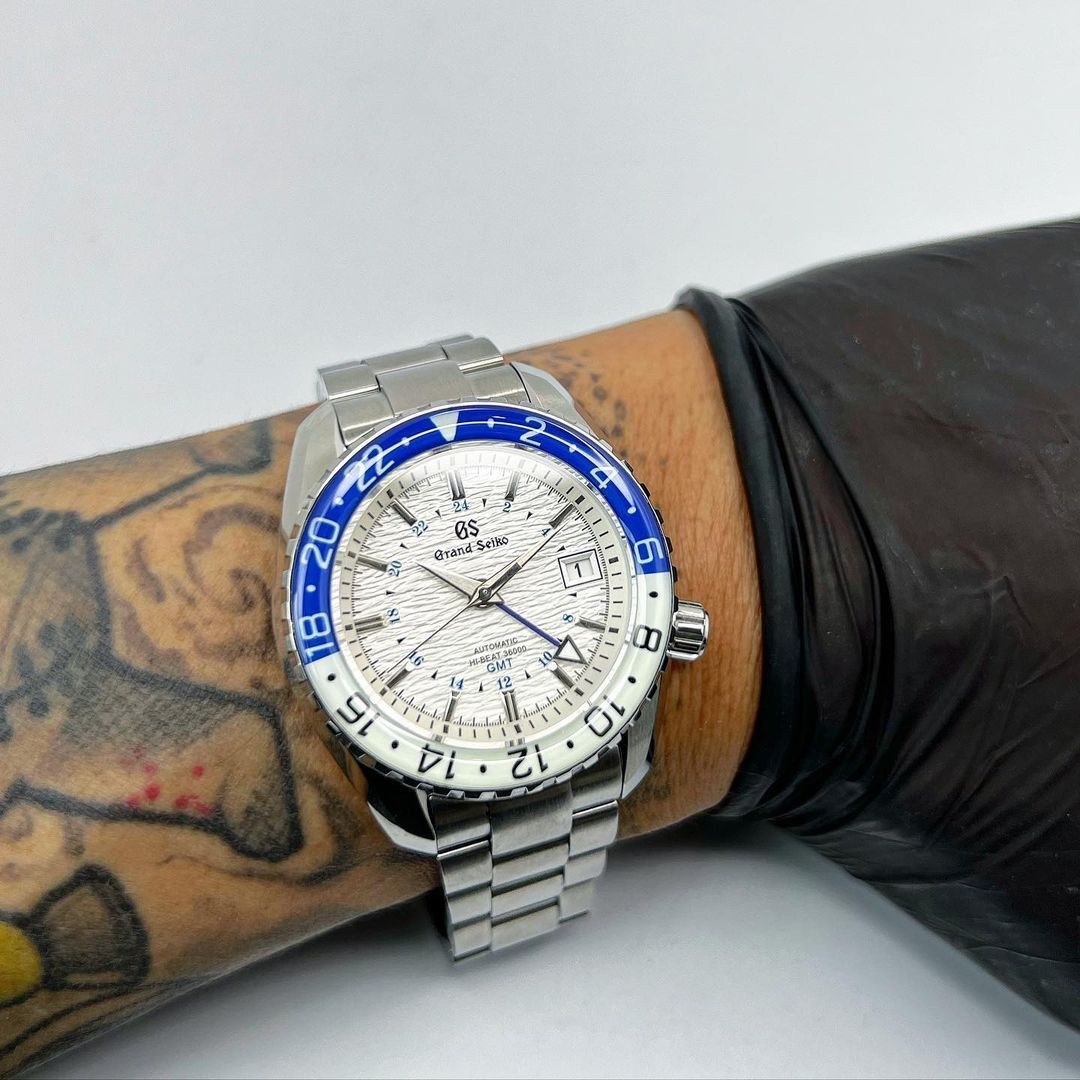 Custom × Seiko Seiko GS GMT Lumed Custom 41mm | Grailed