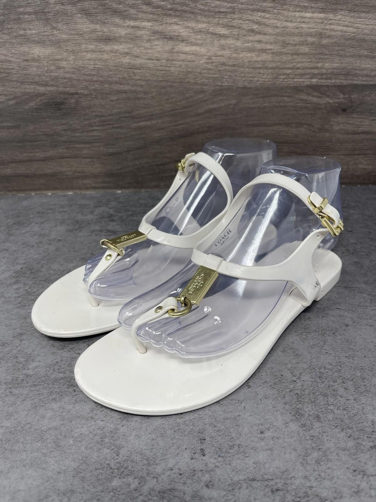 Coach Coach Sandals Womens Size 6 Plato Jelly White Size US 6 / IT 36 - 2 Thumbnail