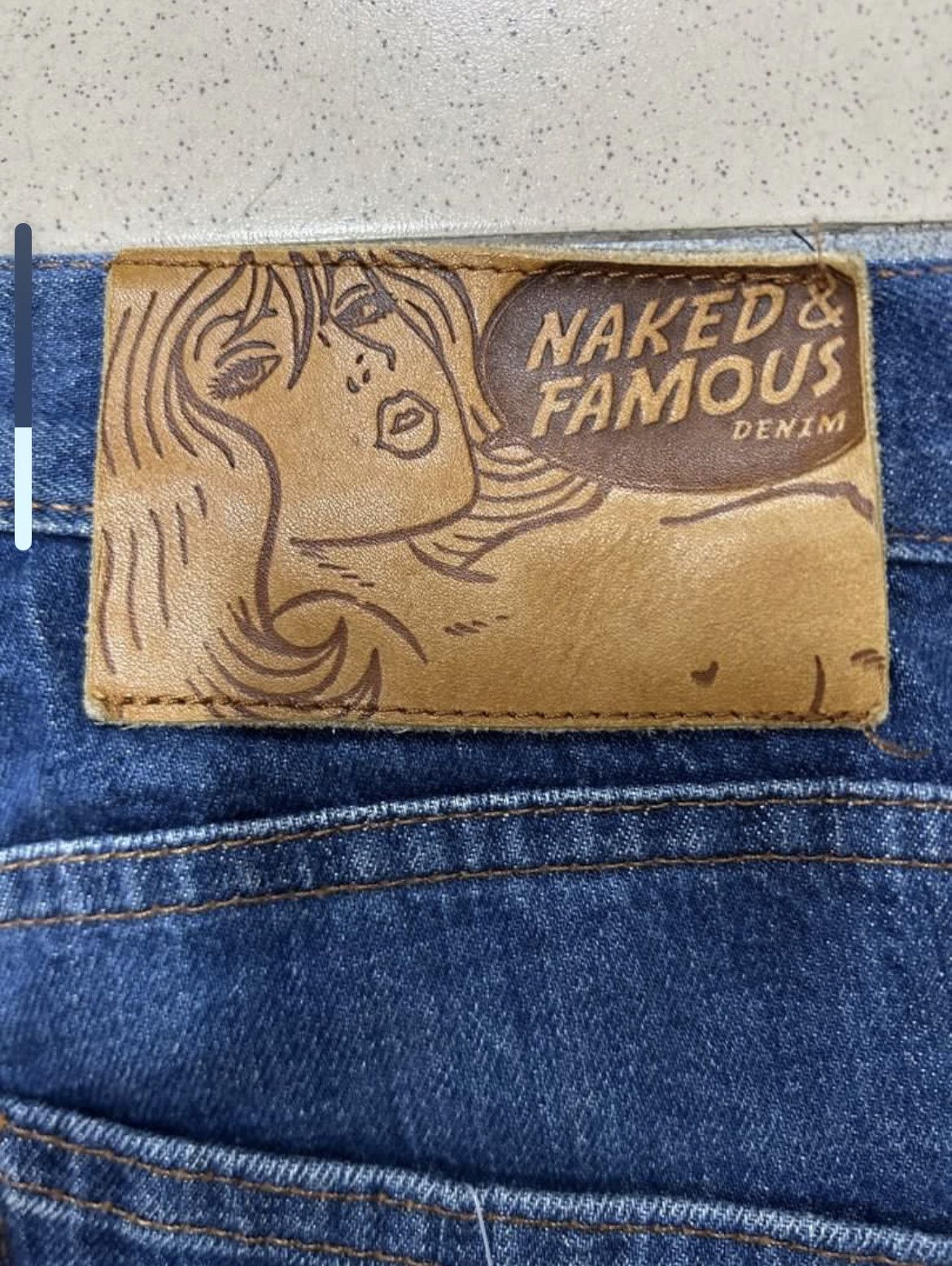 Japanese Brand × Naked & Famous Naked & Famous Denim Pant Weird Guy Natural Indigo Selvedge Size US 32 / EU 48 - 9 Thumbnail