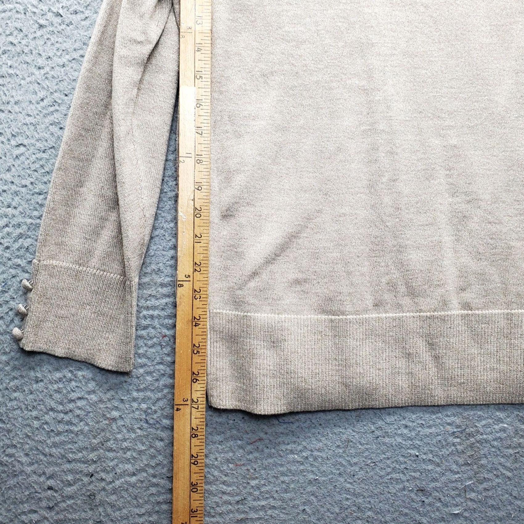 Talbots Talbots Sparkle Sweater Womens M Brown Merino Wool Stretch Turtleneck Pullover Size M / US 6-8 / IT 42-44 - 3 Thumbnail
