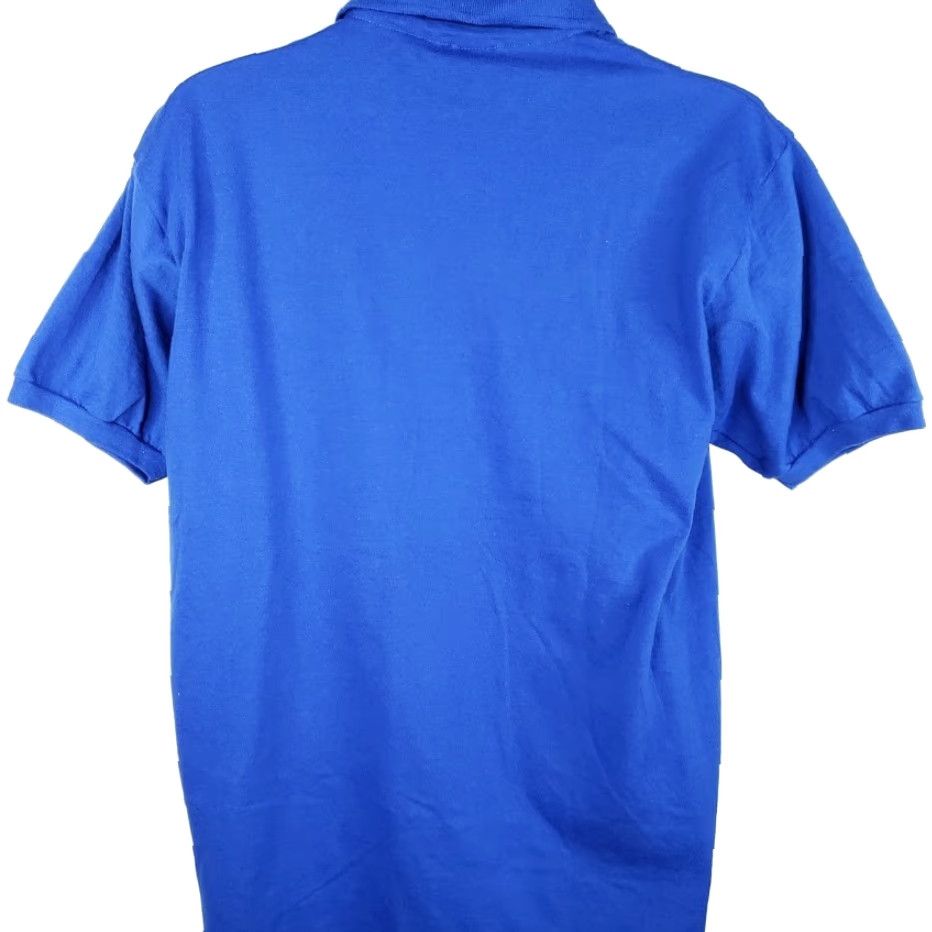 Anvil VINTAGE Thunder & Colt Hot Air Balloon Polo Shirt Mens M Blue Size US M / EU 48-50 / 2 - 6 Thumbnail