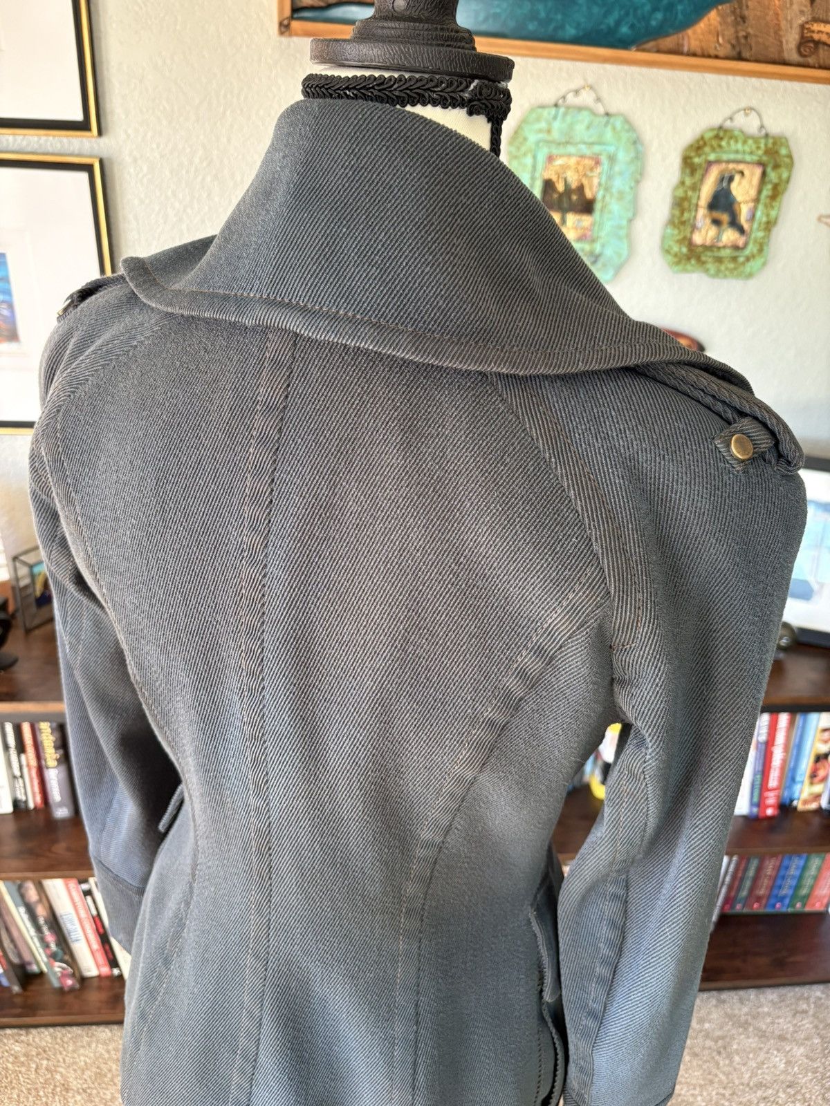 plein sud Fayçal Amor Plein Sud Structured Military Jacket Size S / US 4 / IT 40 - 13 Thumbnail
