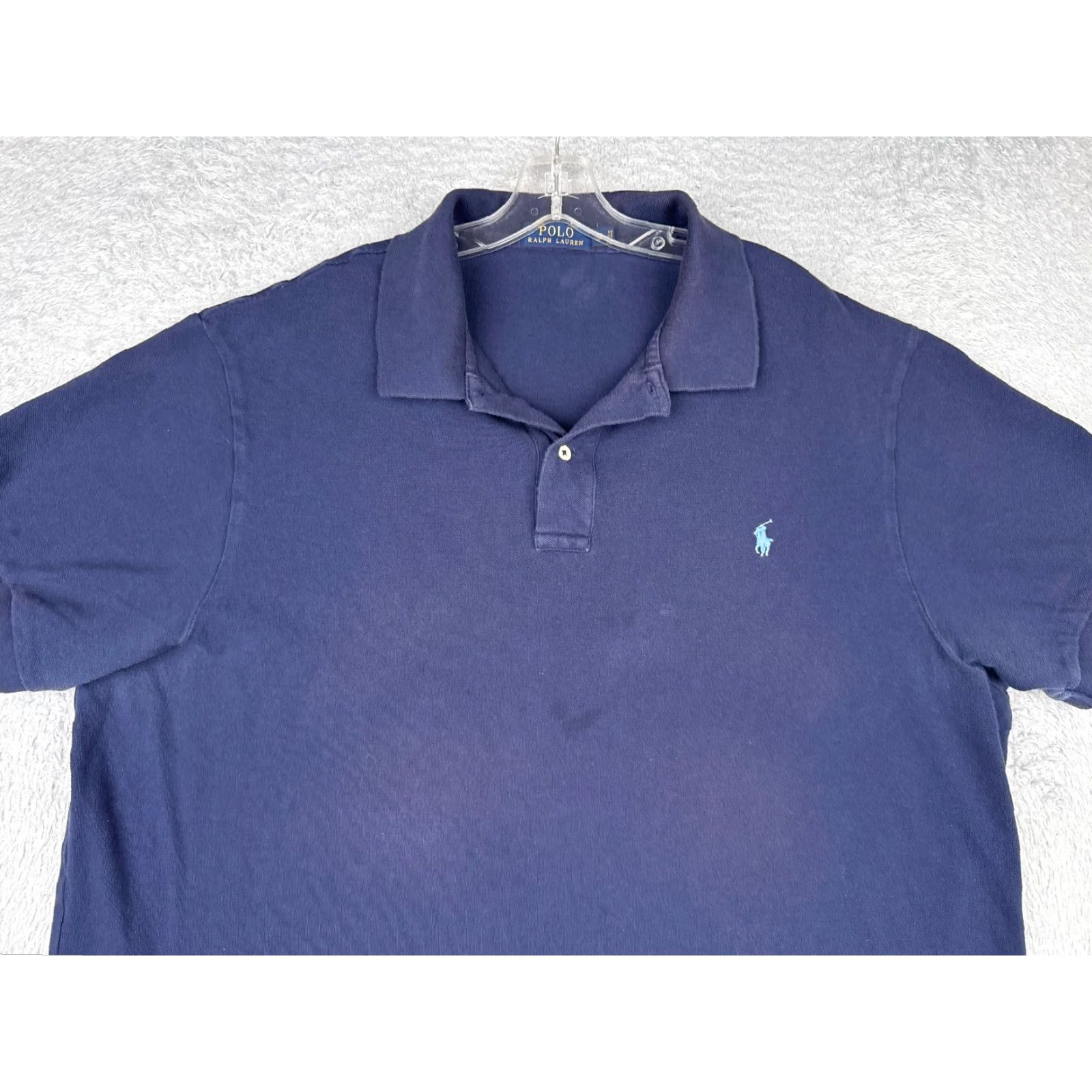 Ralph Lauren Polo Ralph Lauren Polo Shirt Adult 2XL Blue Cotton Short Sleeve 100% Cotton Men's Polo Shirt Big & Tall Classic Fit Embroidered Logo 2XB Size US XXL / EU 58 / 5 - 4 Thumbnail