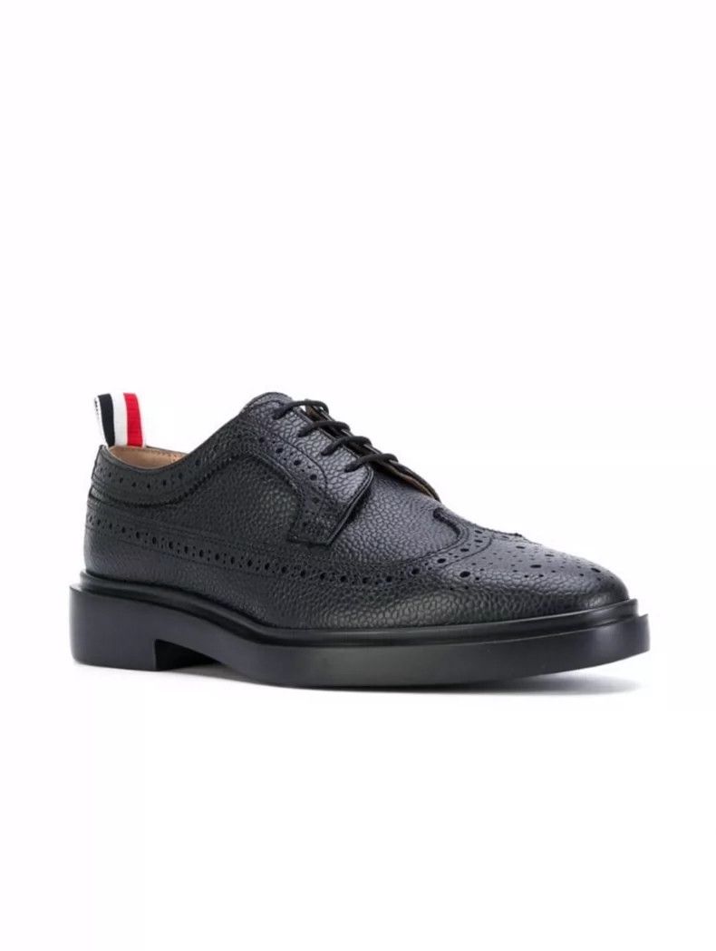Thom Browne Thom Browne Black leather shoes Size US 6 / EU 39 - 2 Thumbnail
