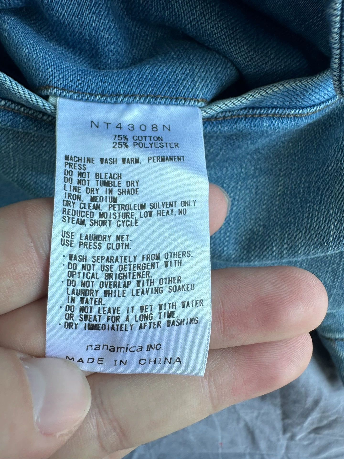 The North Face TNF Purple Label 23ss Light Wash Denim Cargo Short 34 Size US 34 / EU 50 - 5 Thumbnail
