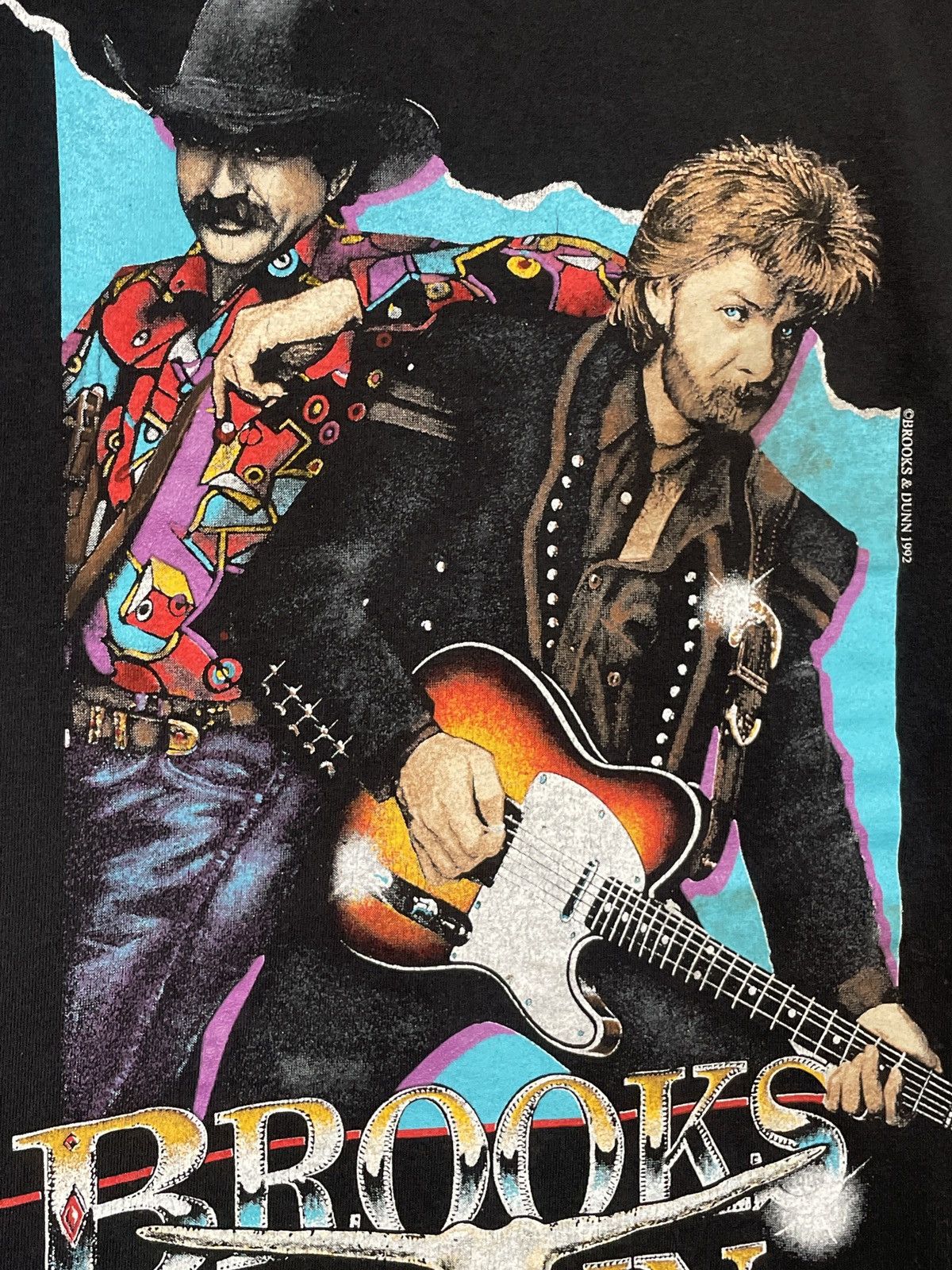 Band Tees × Vintage 1992 BROOKS AND DUNN TRAIL DRIVE Size US L / EU 52-54 / 3 - 9 Thumbnail