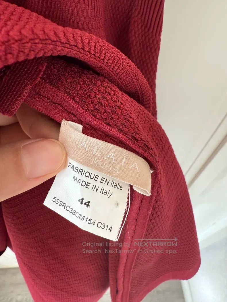 Alaia Alaia Jujube Red Dress Size M / US 6-8 / IT 42-44 - 6 Thumbnail