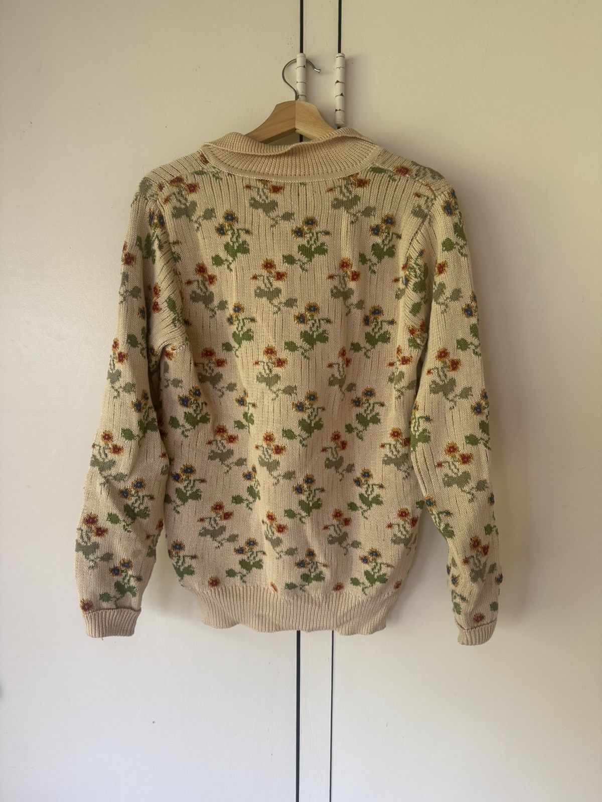 Corridor Corridor Floral Knit Polo Size US XS / EU 42 / 0 - 2 Thumbnail