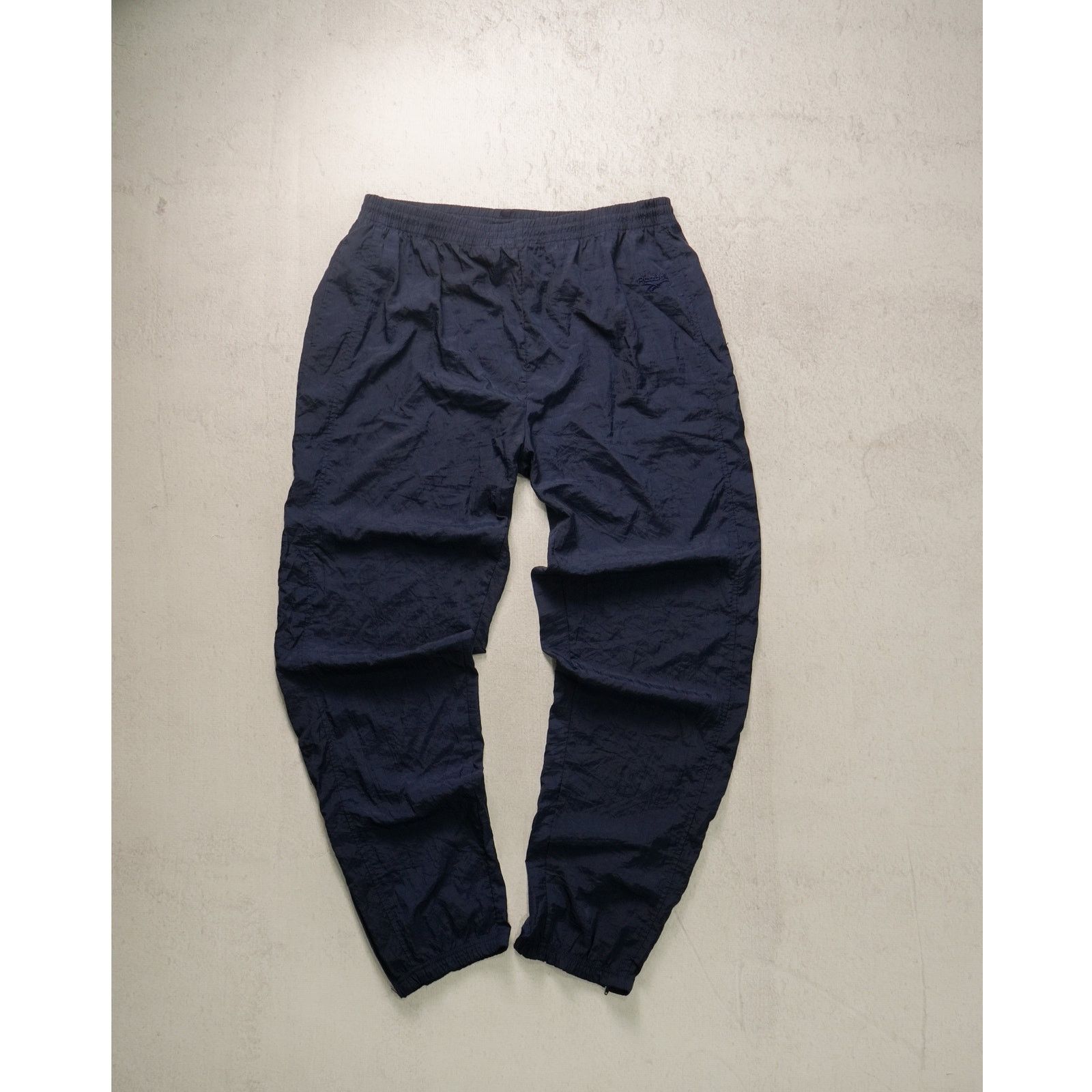 Reebok Vintage 90s Reebok Blue Cuffed Track Pants - Men's XL Size US 34 / EU 50 - 1 Thumbnail