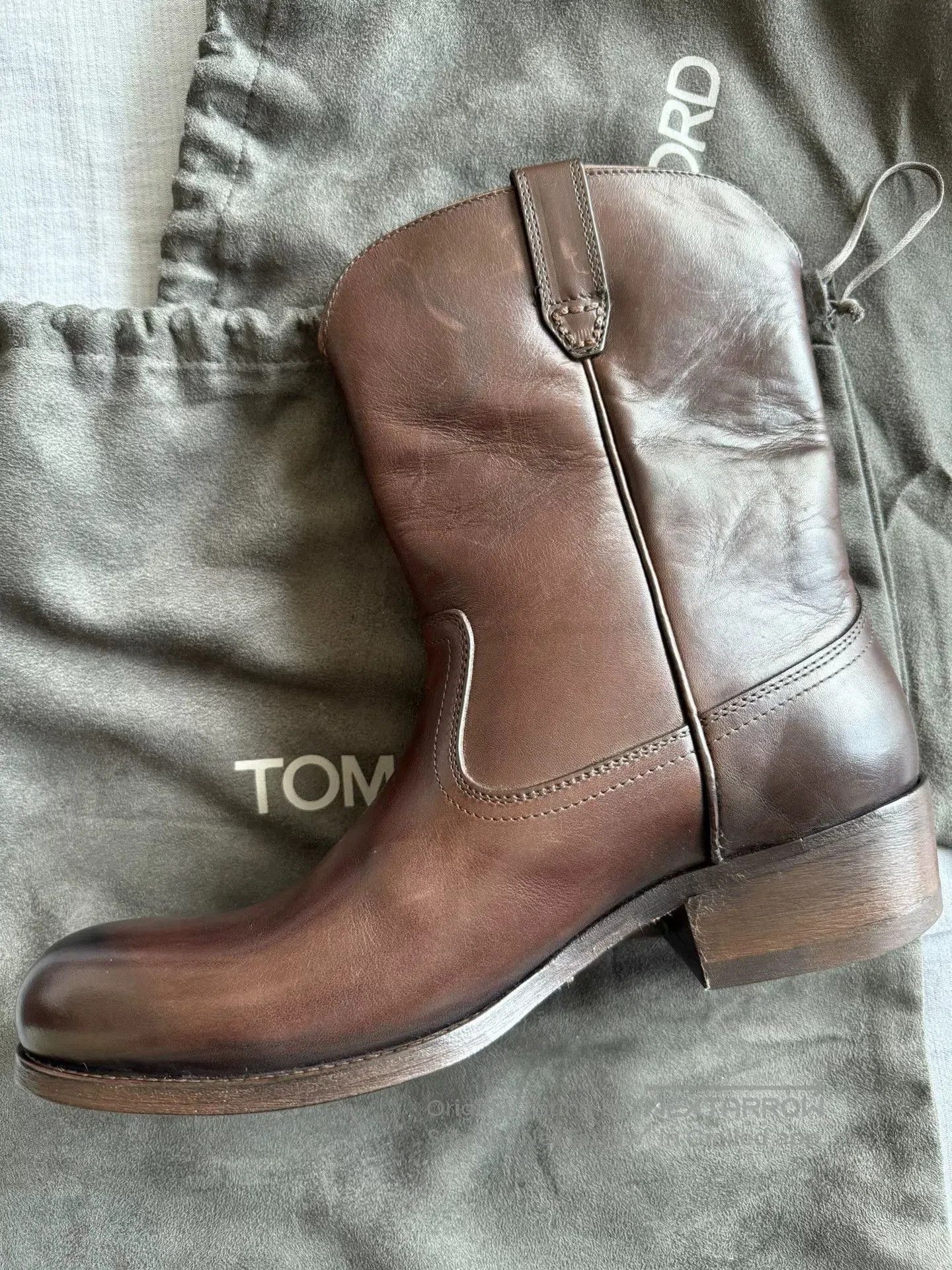 Tom Ford TOM FORD Vintage Buffalo Leather Long Boots. Size US 8 / IT 38 - 7 Thumbnail
