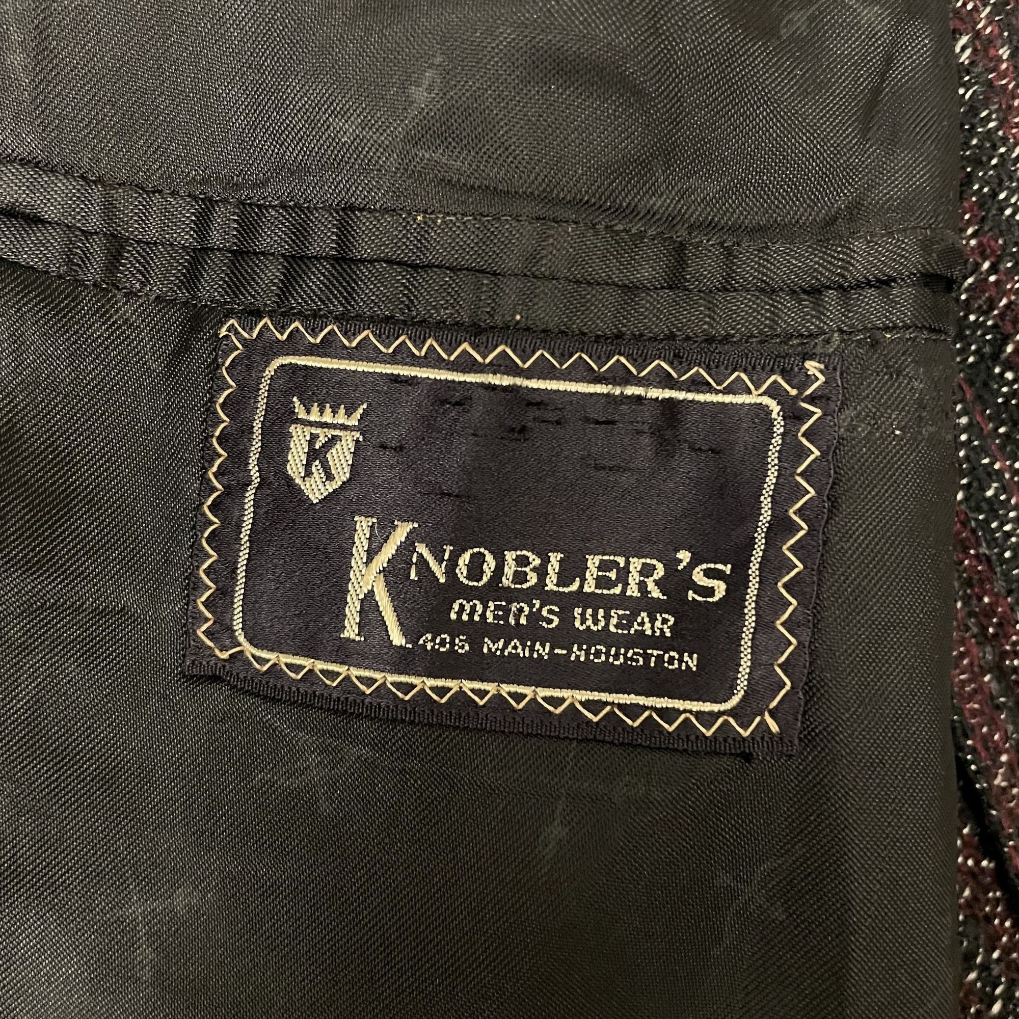 Other Vtg Knobler's STRIPE Hollywood Atomic Fleck VLV Sport Coat Size 40R - 6 Thumbnail