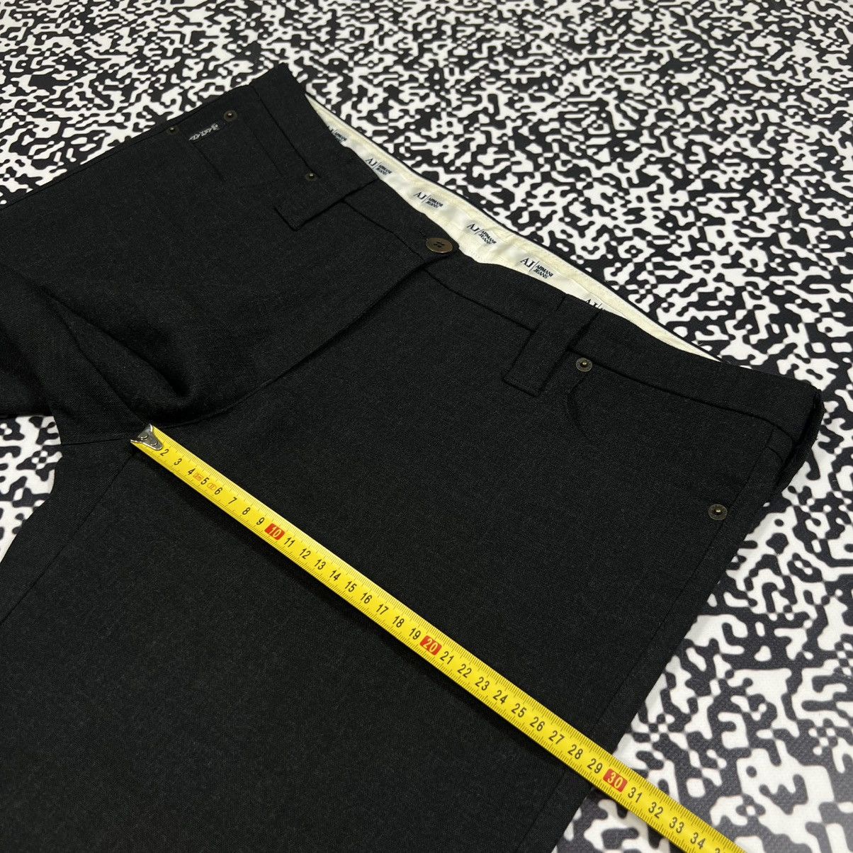 Armani Vintage Y2K Armani Jeans Luxury Flared Wide Classic Pants Size 29" - 23 Thumbnail