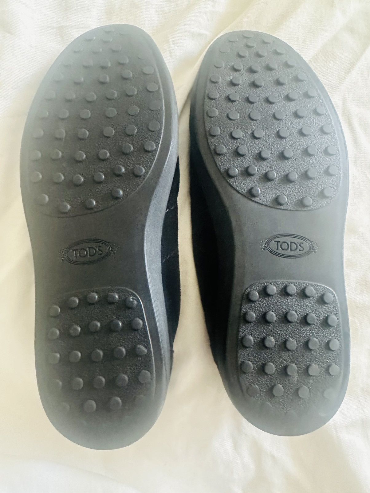 Tod's Tod’s Black Suede Lace-Up Sneakers Trainers Size US 7.5 / EU 40-41 - 3 Thumbnail