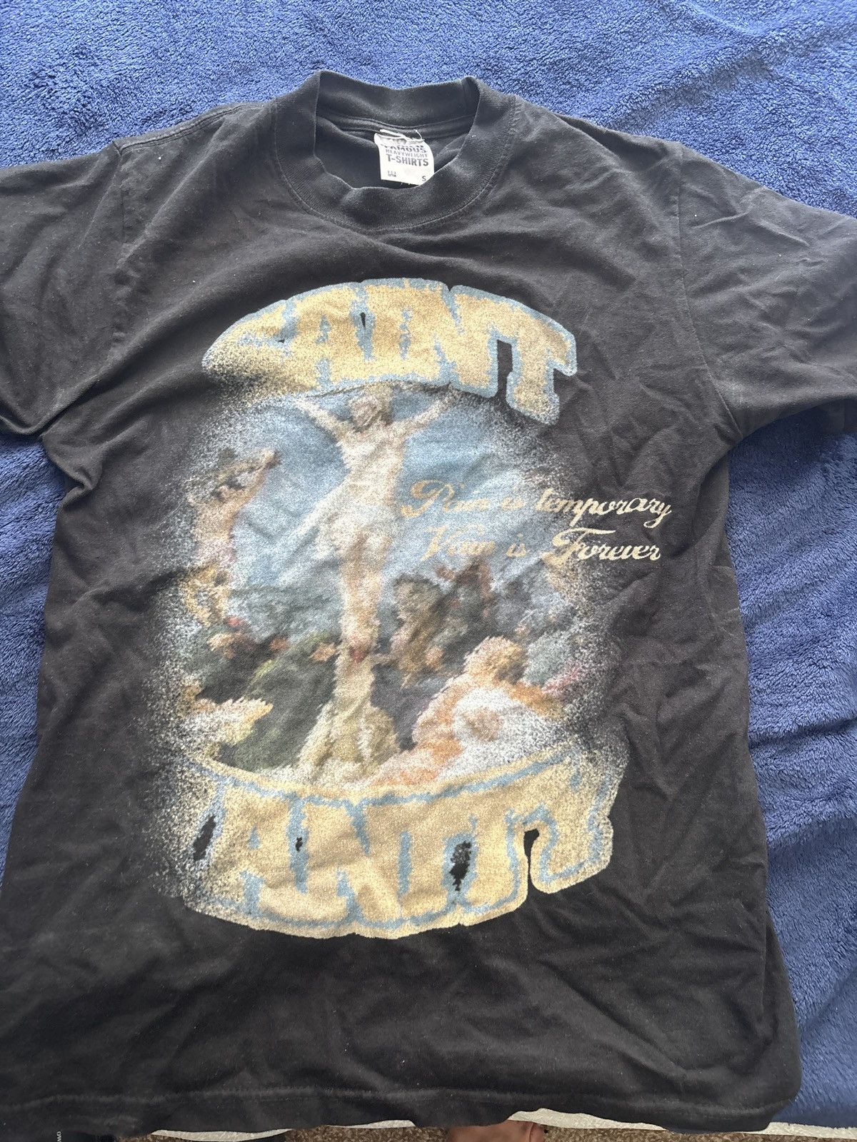 Saint Vanity Saint vanity tee blurry cross Size US S / EU 44-46 / 1 - 1 Thumbnail