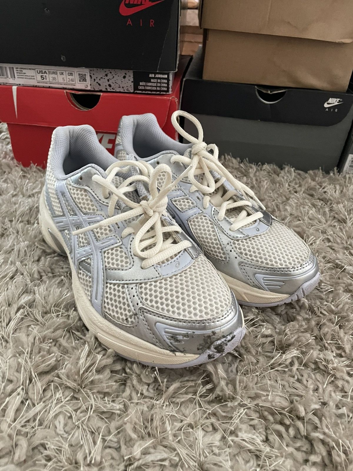 Asics Asics Gel 1130 Silver Pack Blue Fade Size US 7 / IT 37 - 1 Thumbnail