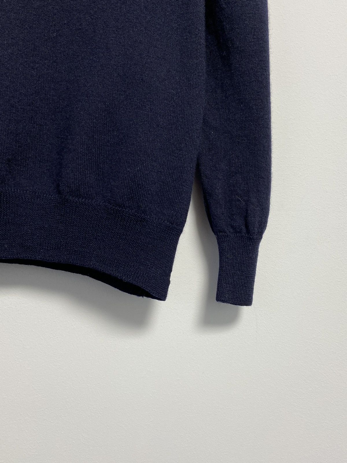 Pal Zileri Pal Zileri Turtleneck Sweater Men Blue Wool Size US M / EU 48-50 / 2 - 2 Thumbnail