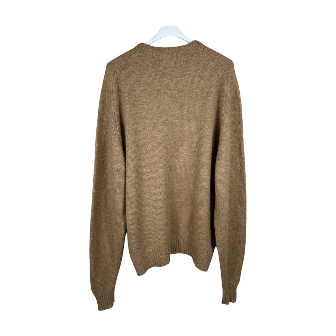 Lyle & Scott Vintage 90s Lyle & Scott camelhair knit sweater aesthetic Size US XL / EU 56 / 4 - 2 Thumbnail