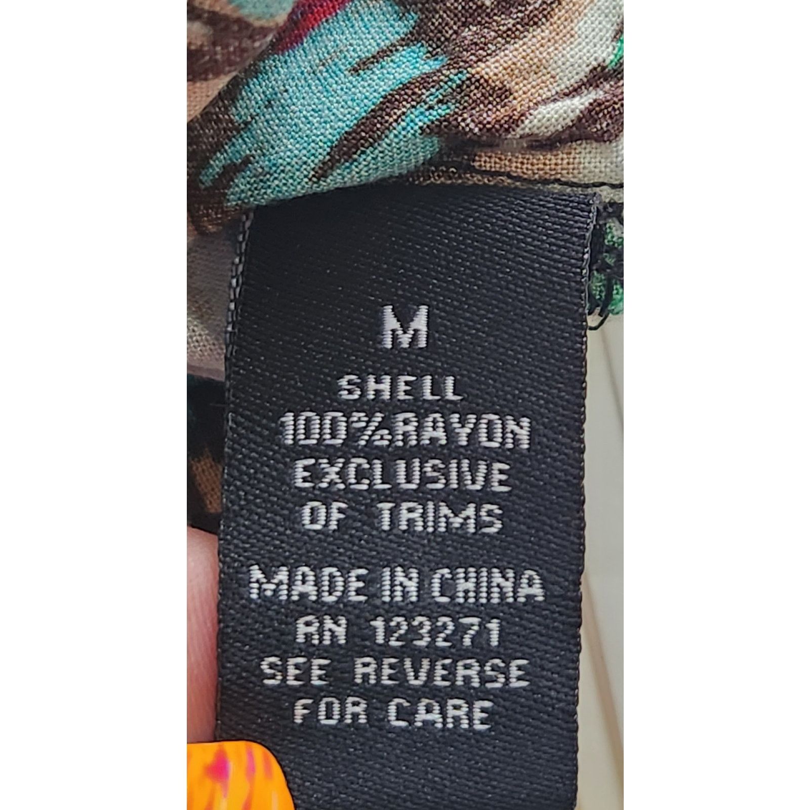 Other Justify Teal Brown Multicolor Aztec Print Pull On Shorts M Size 28" / US 6 / IT 42 - 5 Thumbnail