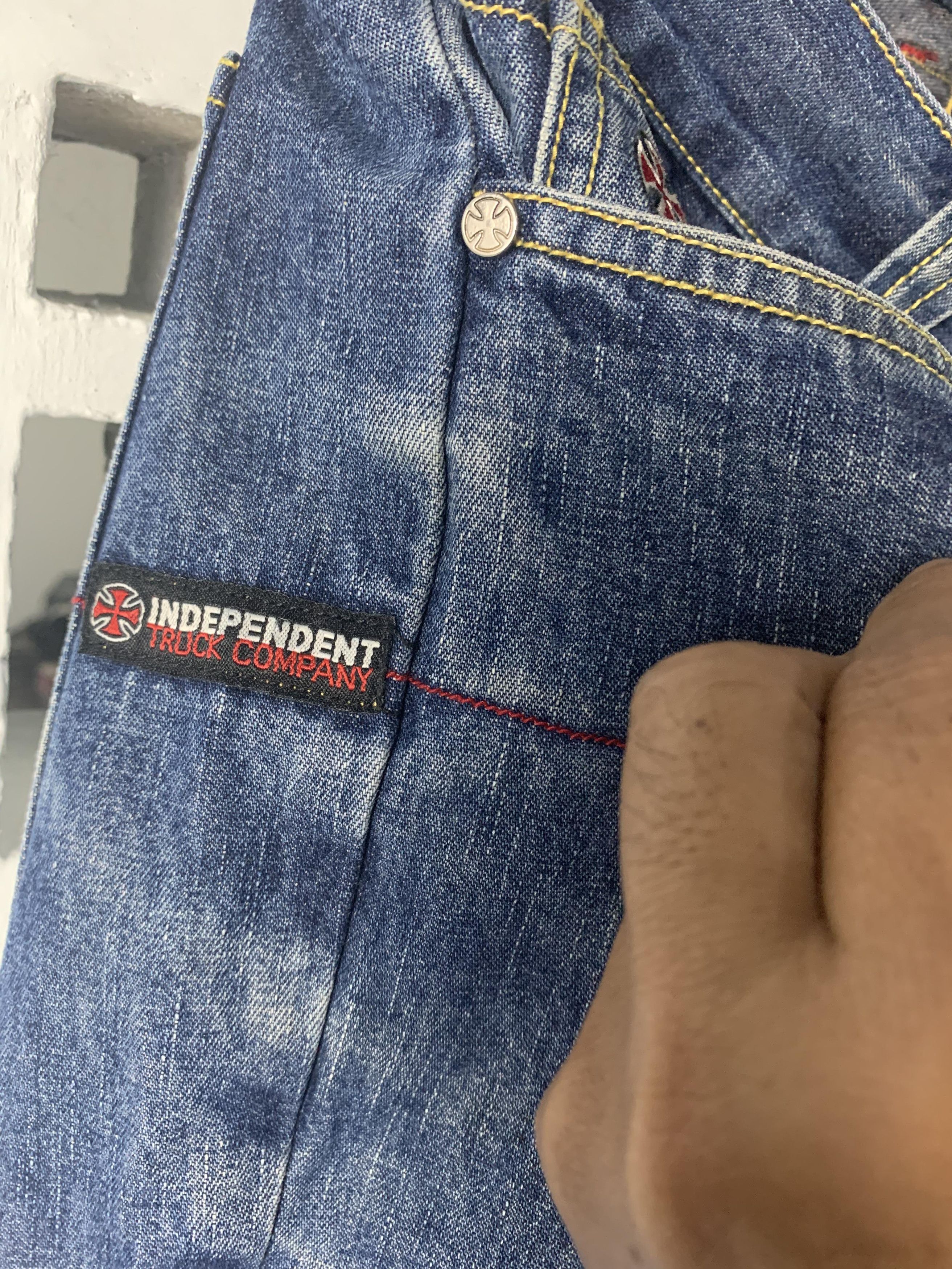 Independent Truck Co. Vintage Y2K Baggy Independent Truck Co Skateboard Jeans Size US 36 / EU 52 - 10 Thumbnail