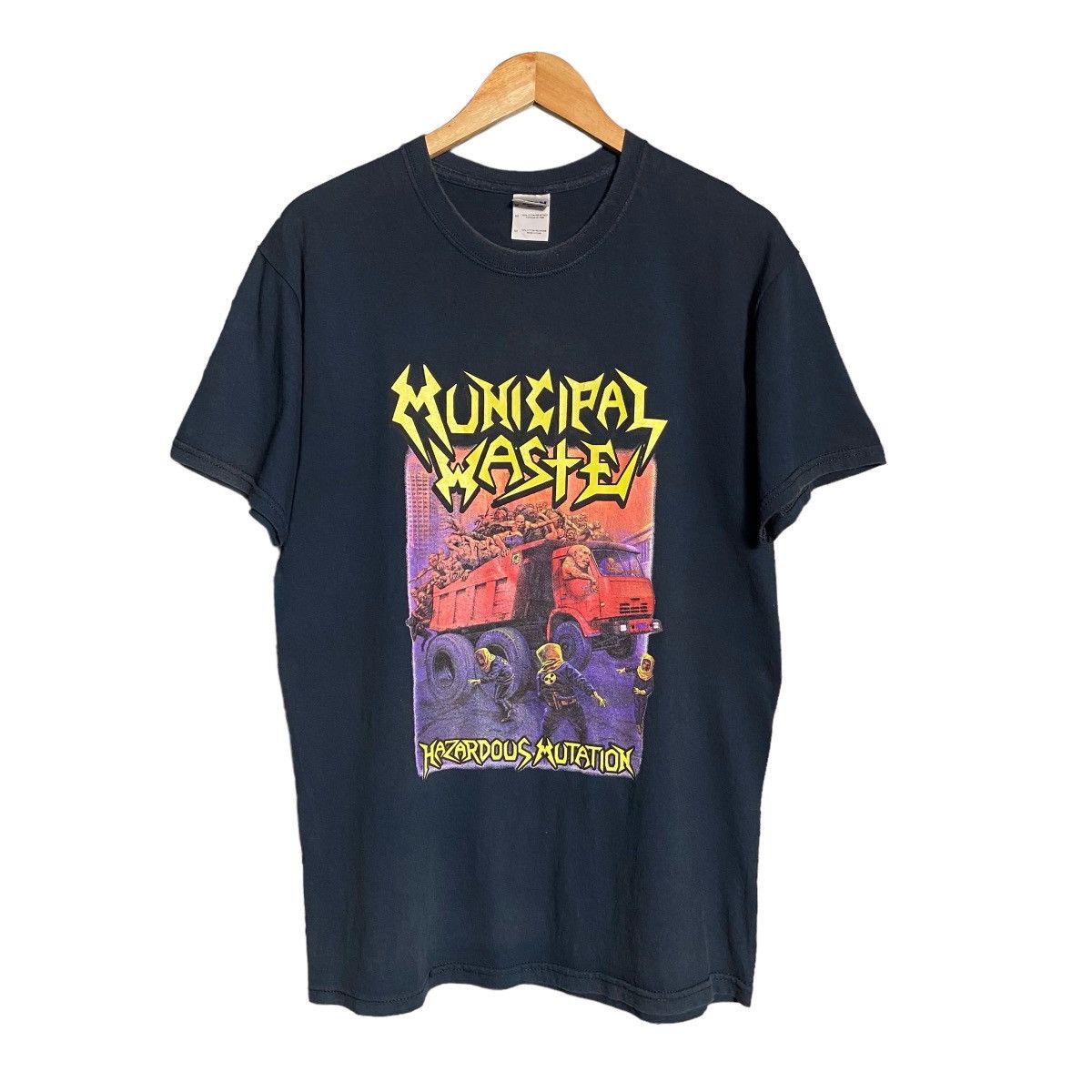 Band Tees × Vintage Vintage Y2K Municipal Waste Band Tee Size US M / EU 48-50 / 2 - 1 Thumbnail