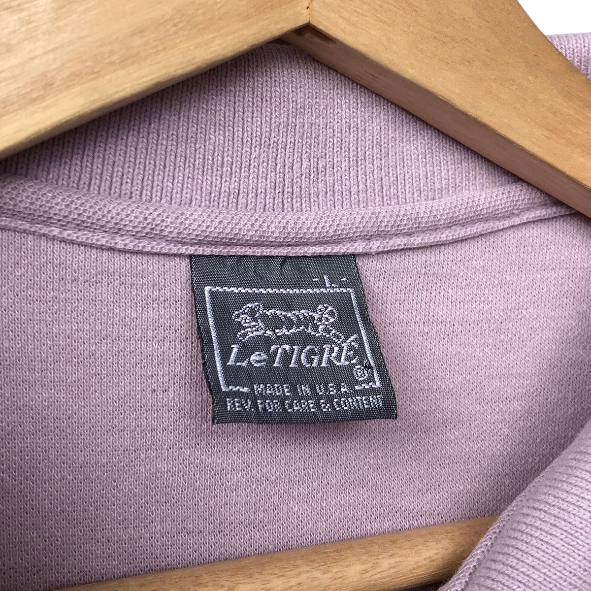 Le TIGRE × Vintage Le Tigre USA Small Logo Vintage 1980s Polo Tee Size US L / EU 52-54 / 3 - 6 Thumbnail