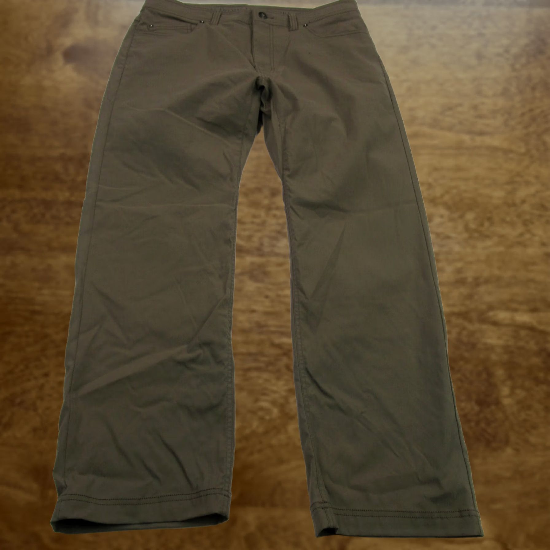 Prana prAna Pants Women 35X28 Regular Lightweight Outdoors Hiking Brown Slim Chino Pants Woman Regular Size 35 Brown Slim Size 24" / US 00 / IT 34 - 1 Thumbnail