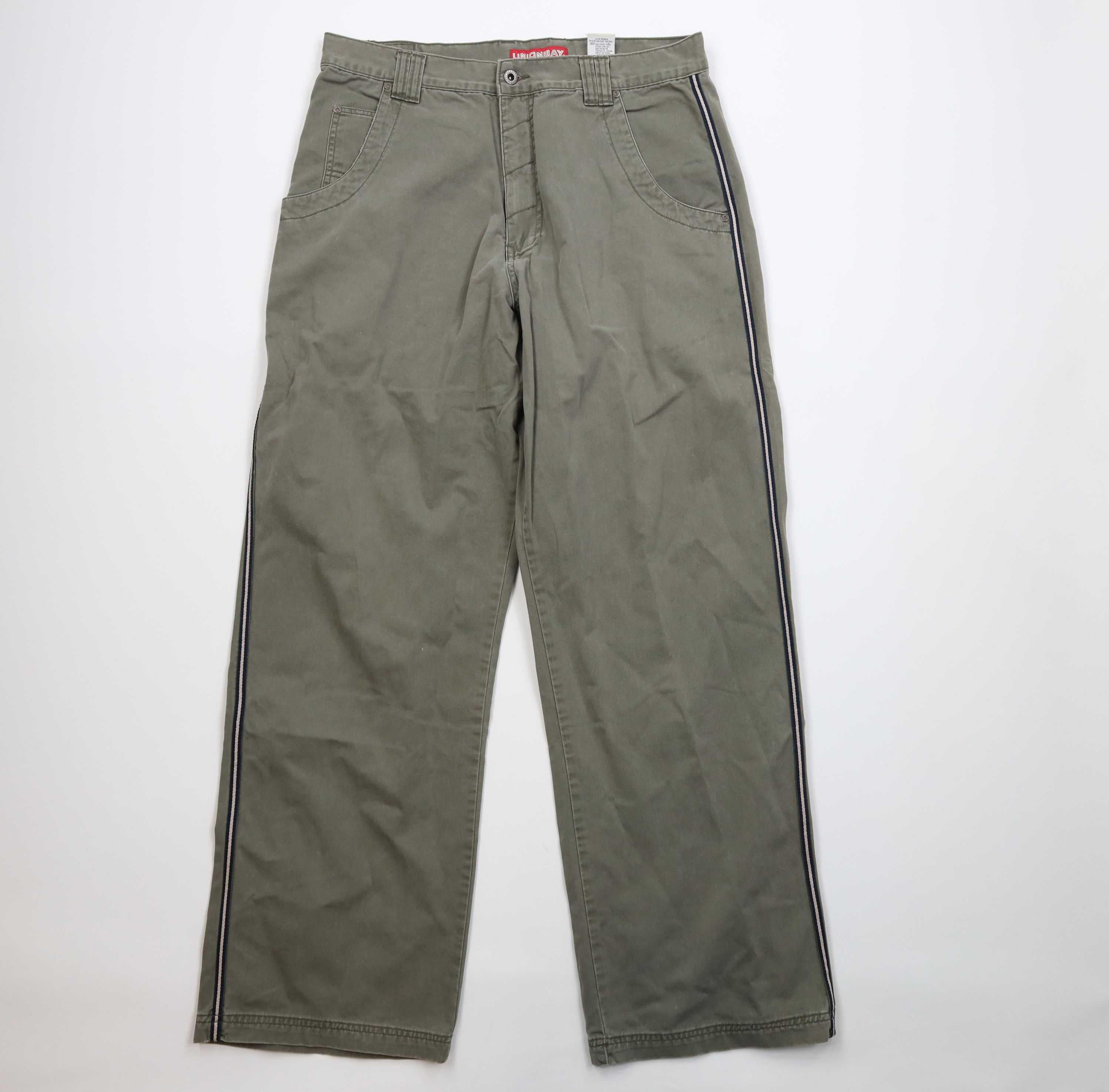 UNIONBAY Vintage 90s Y2K Unionbay Skateboarding Pocket Wide Leg Pants Size US 36 / EU 52 - 1 Thumbnail