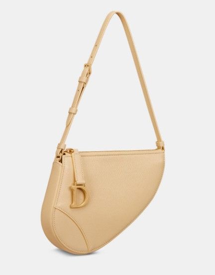 Dior o1w1db11024Size: OS / Saddle Rodeo Pouch in Pastel Yellow Size ONE SIZE - 1 Thumbnail