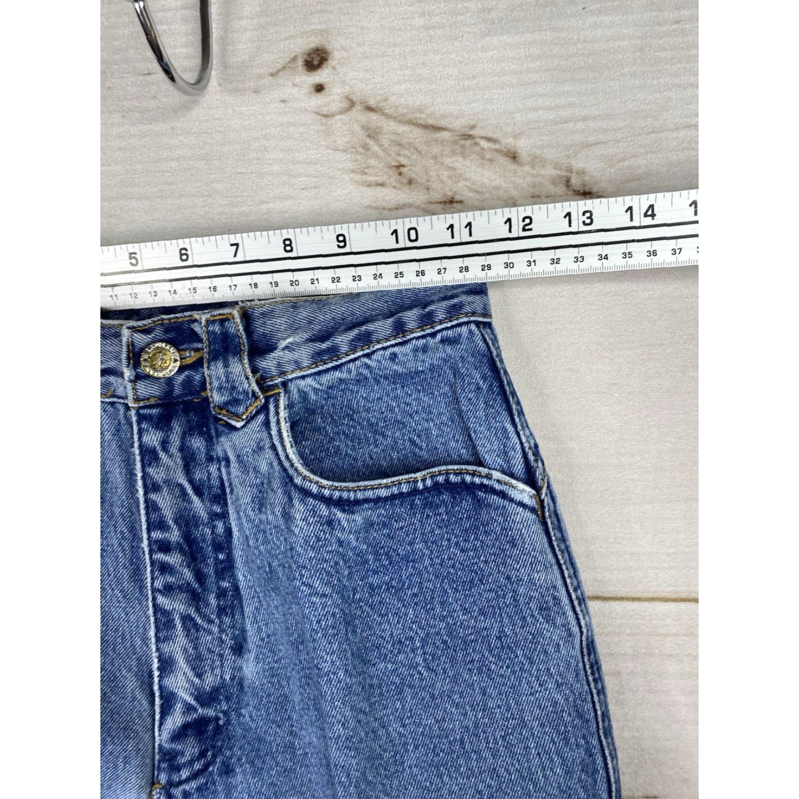 Vintage VINTAGE Lawman Jeans Womens Jr 3 Western Denim High Rise 35” Inseam Blue 80s 90s Cowboy Bootscut Jeans Womens Size 26" / US 2 / IT 38 - 5 Thumbnail