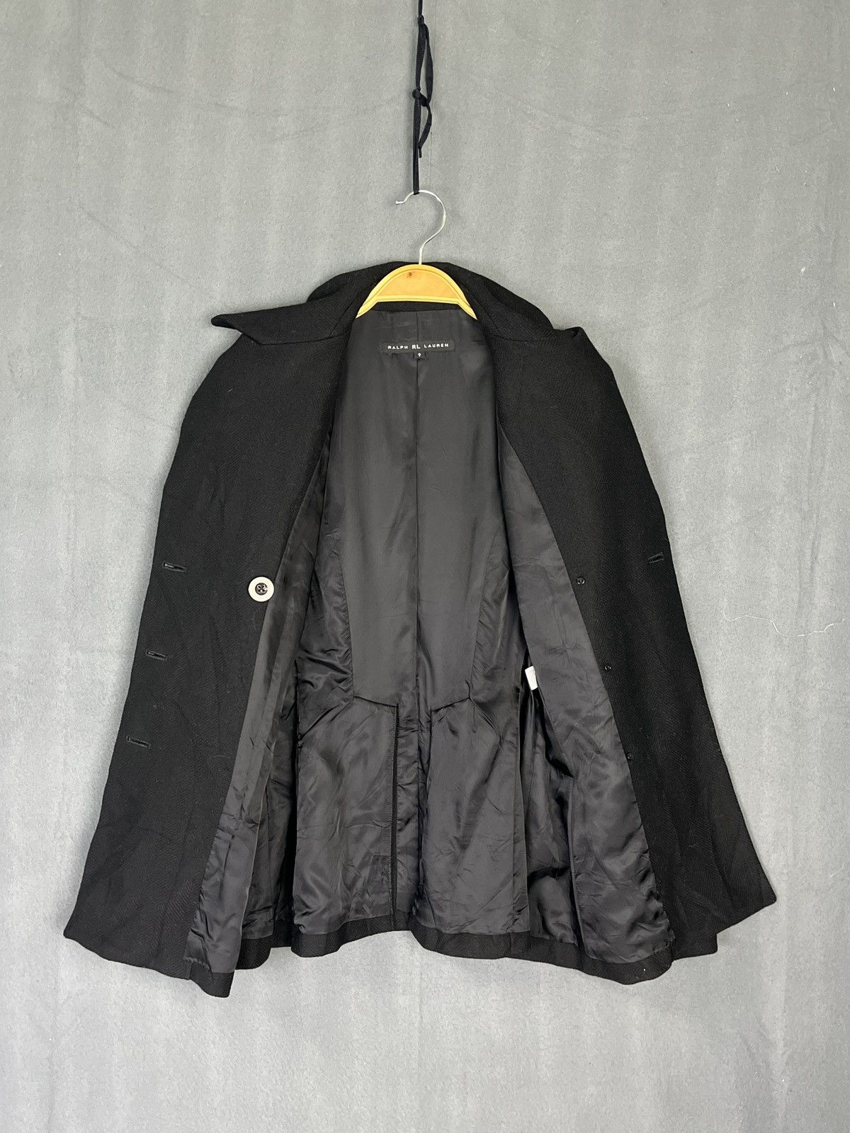 Ralph Lauren Ralph Lauren Black Wool Double Breasted Jacket Size S / US 4 / IT 40 - 8 Thumbnail