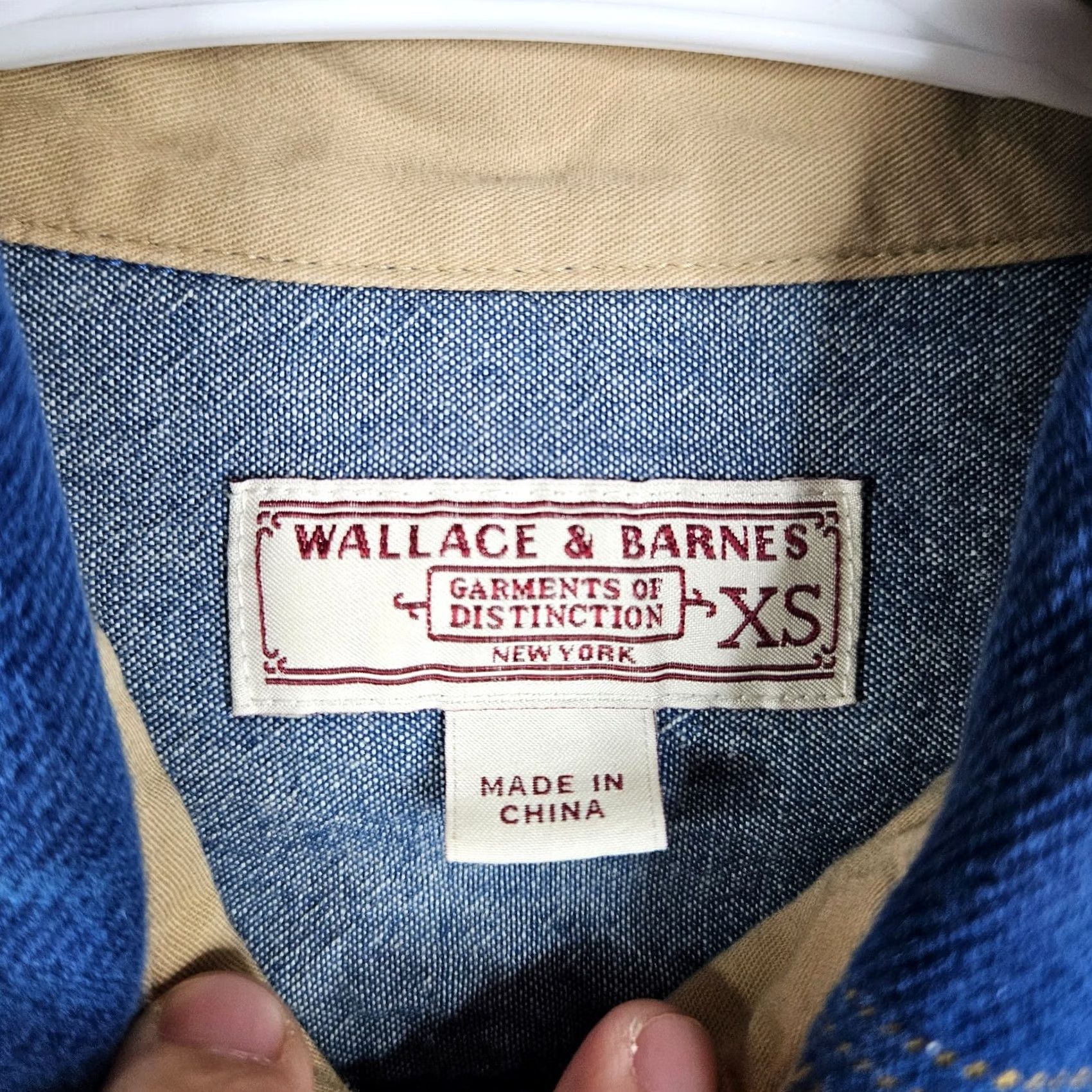 Wallace & Barnes Wallace & Barnes Men’s Plaid Button-Up Long Sleeve Casual Flannel Shirt XS Size US XS / EU 42 / 0 - 3 Thumbnail