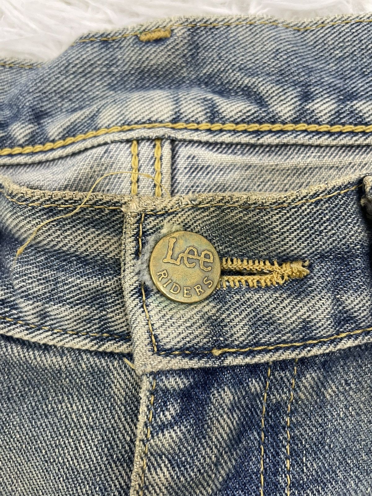 Lee Lee Riders Edwin Jeans Pant Rivet Button Scovill Size US 32 / EU 48 - 7 Thumbnail