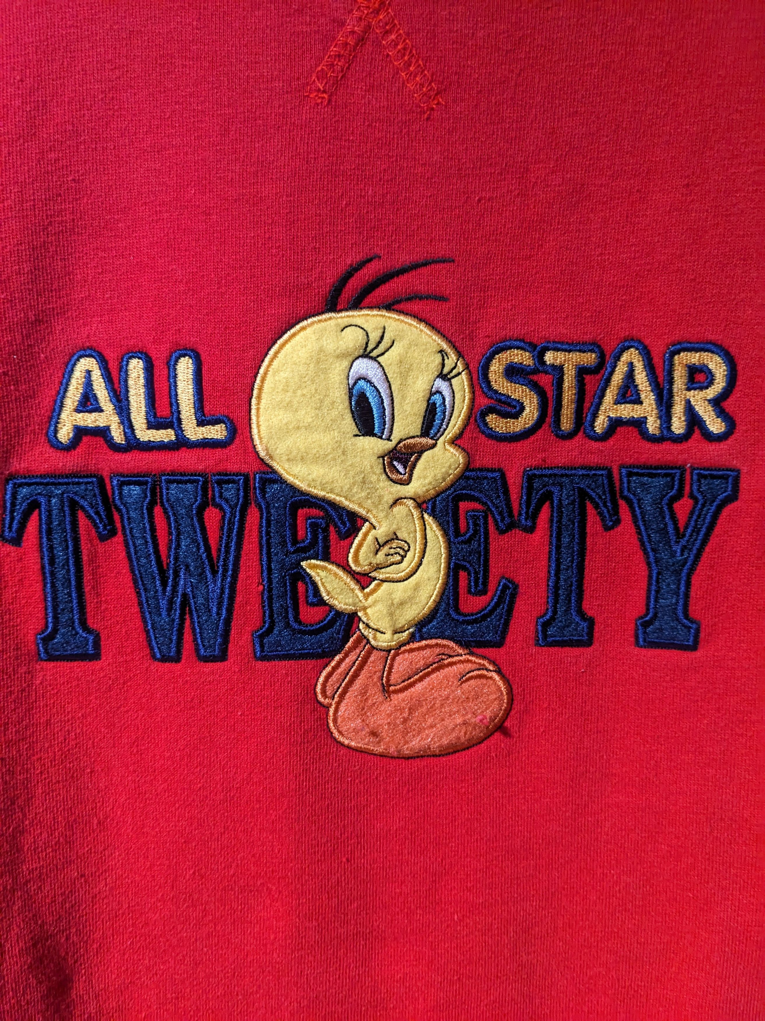 Cartoon Network × Vintage Vintage 90s Tweety Bird Looney Tunes All Star Sweatshirt Size S / US 4 / IT 40 - 2 Thumbnail