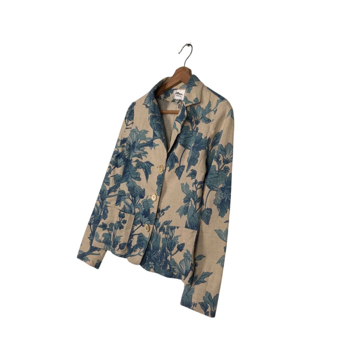 Japanese Brand × Junko Shimada 📌Cropped Biker Jacket 49 Av Junko Shimada Floral Design Size US M / EU 48-50 / 2 - 3 Thumbnail