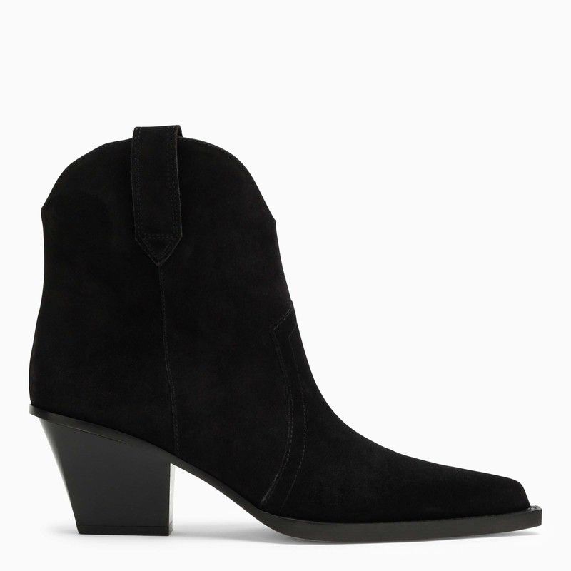image of Paris Texas Sedona Black Texan Leather Boot, Women's (Size 6.5)